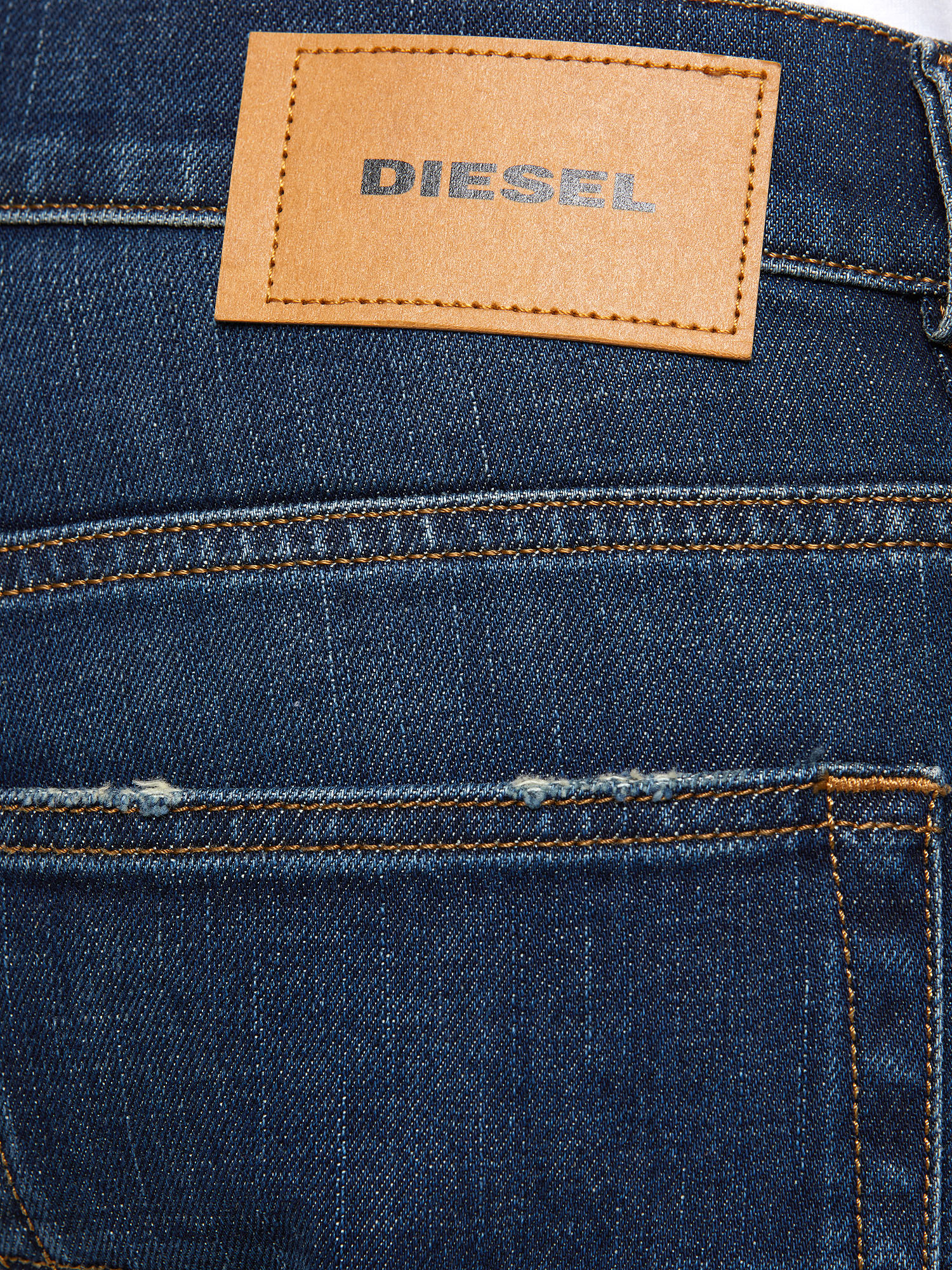 Diesel - D-Luster 009EL Slim Jeans, Dark Blue - Image 3