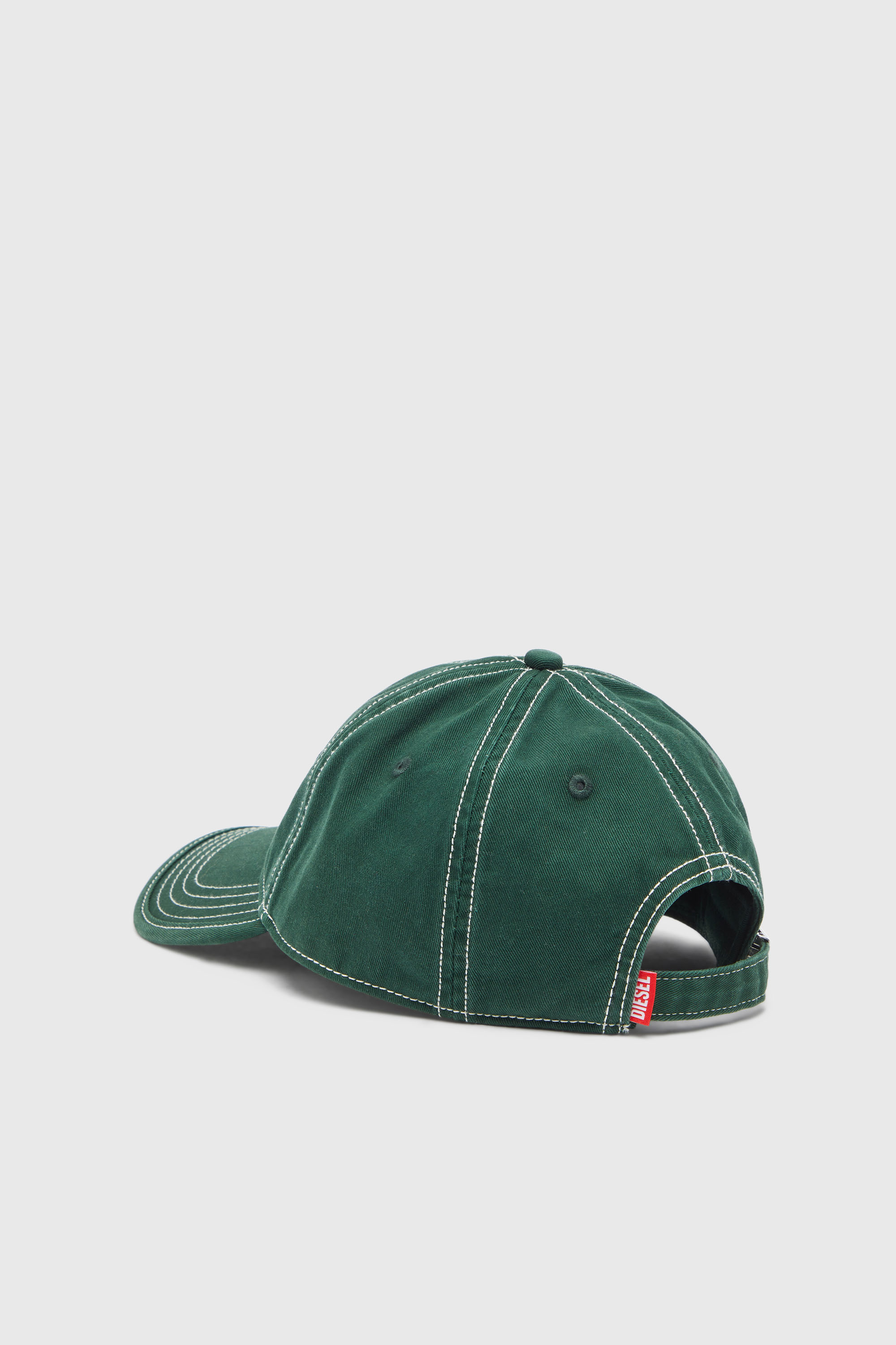Diesel - C-SIV, Unisex's Baseball cap with script logo patch in Dark Green - 2