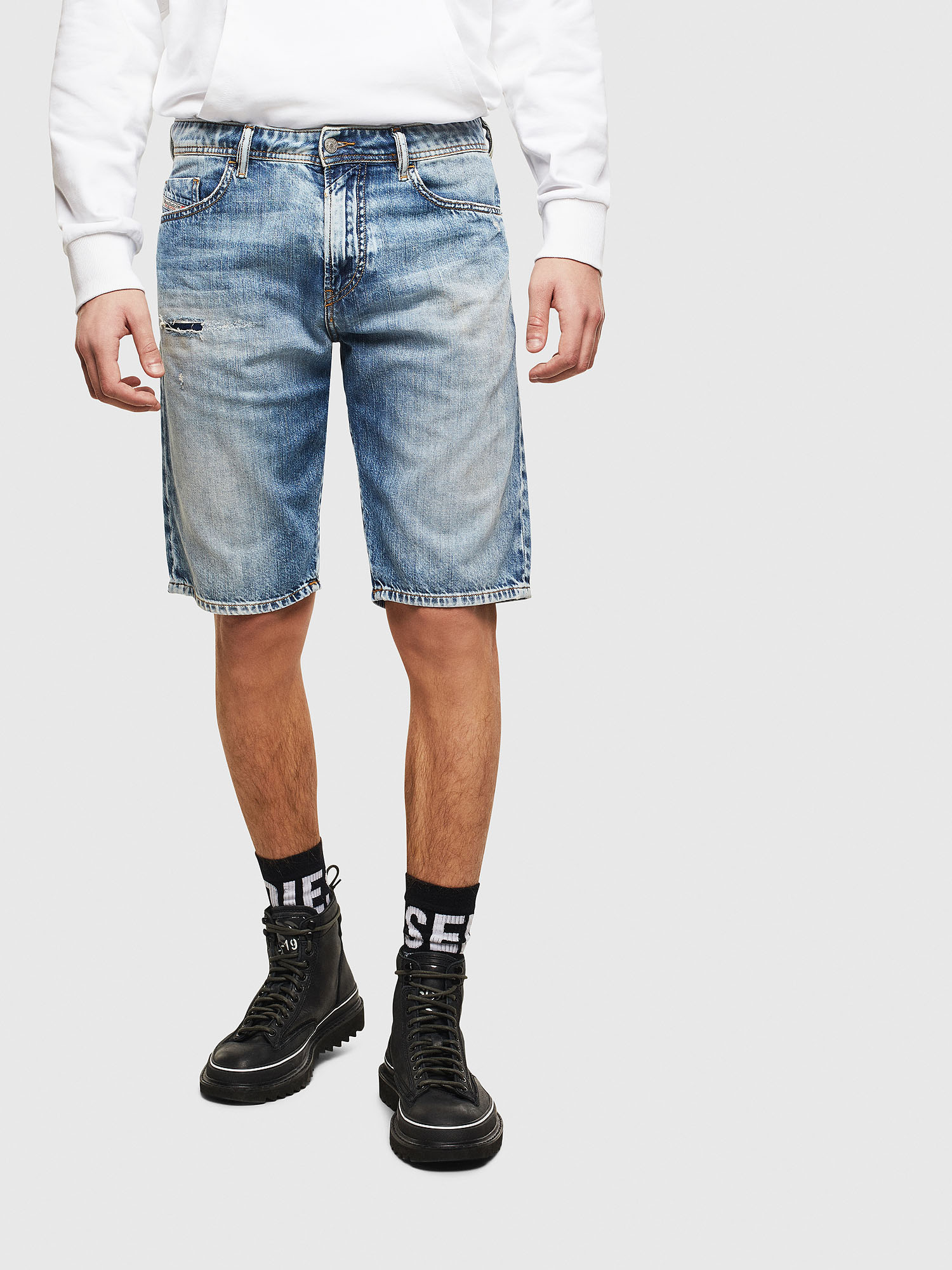 THOSHORT, Light Blue Diesel - THOSHORT, Light Blue - Shorts - Image 1