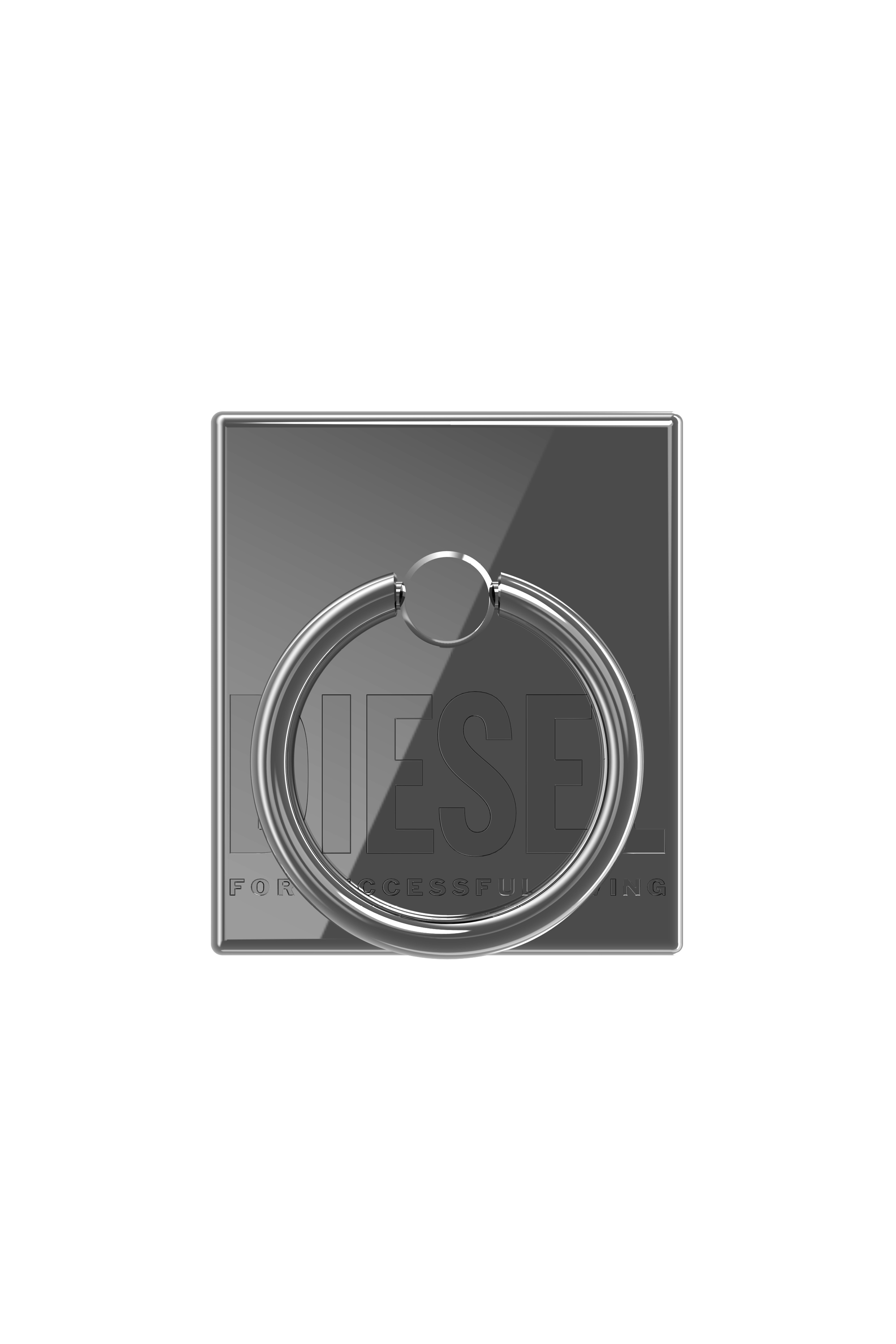 Diesel - 45841 RING STAND RING STAND, Unisex's Universal phone ring rectangle in Grey - 1