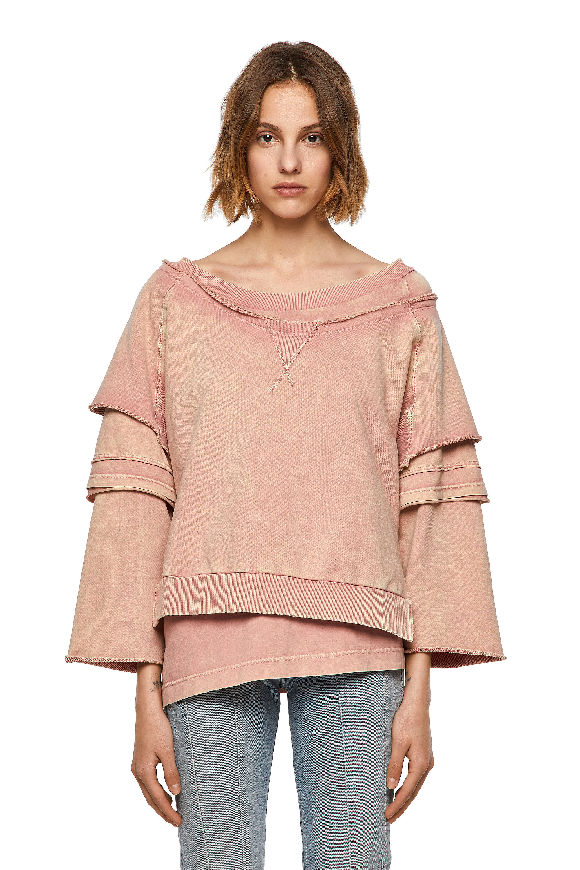 F-STRATTY-B1, Pink Diesel - F-STRATTY-B1, Pink - Sweaters - Image 1