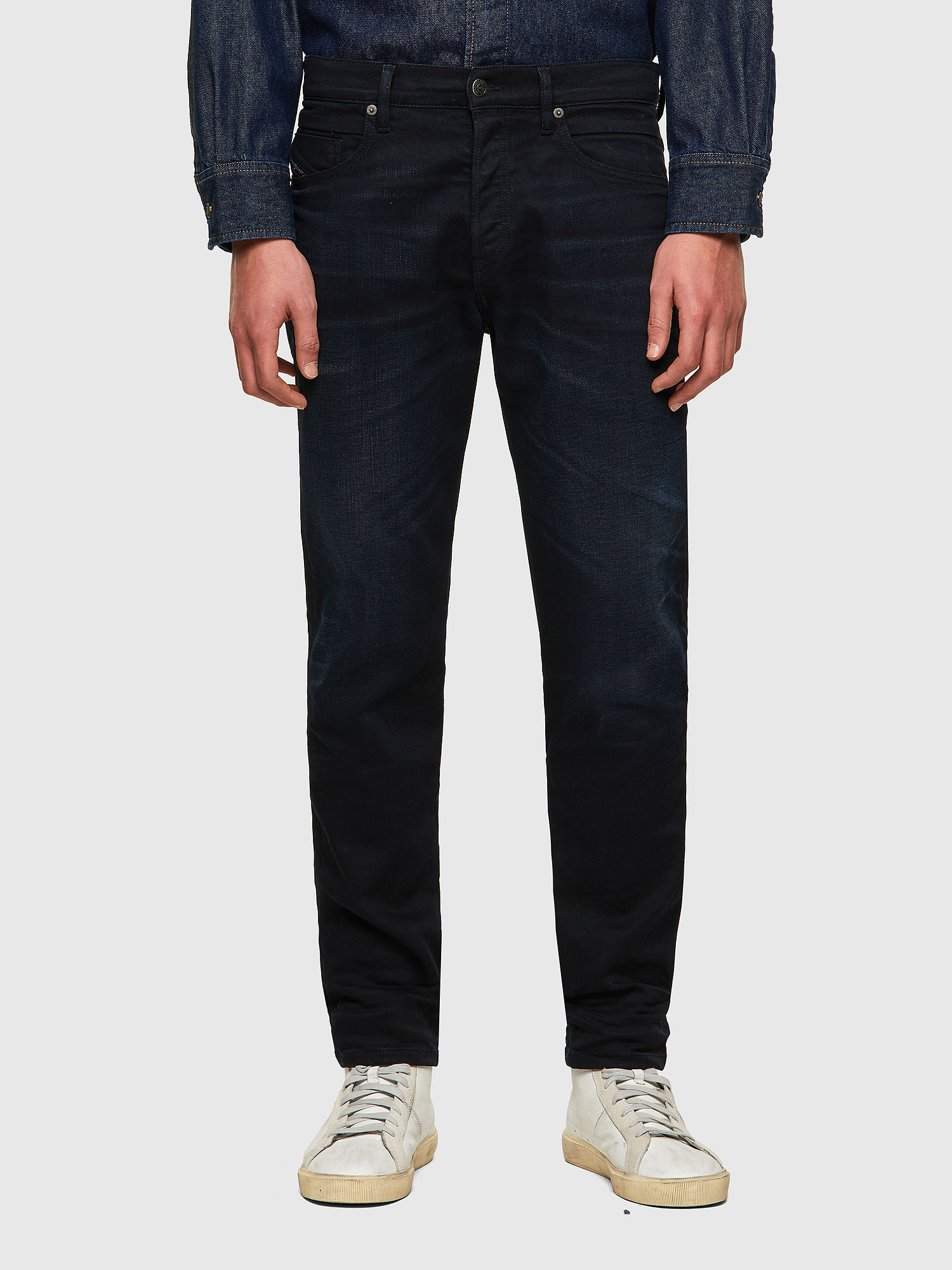 D-Fining-Chino 084AY, Dark Blue Diesel - D-Fining-Chino 084AY, Dark Blue - Jeans - Image 1