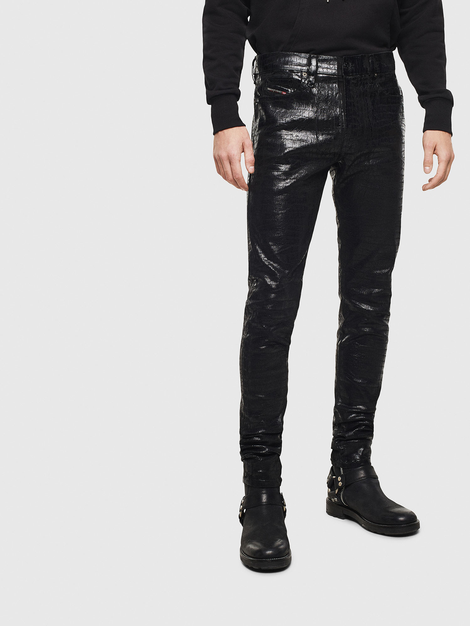 D-Istort 0094S, Black/Dark grey Diesel - D-Istort 0094S, Black/Dark grey - Jeans - Image 1