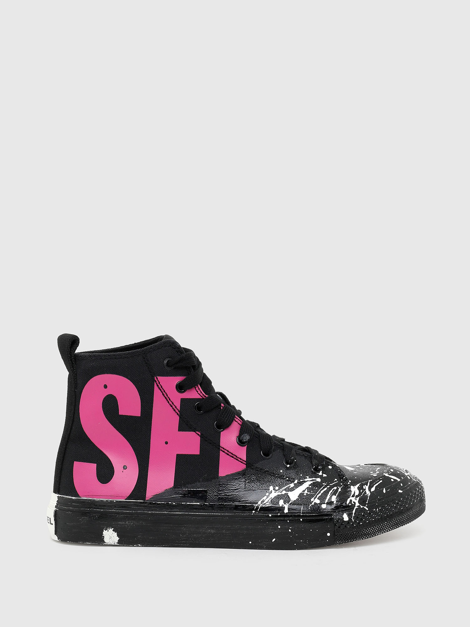 S-ASTICO MC W, Black/Pink Diesel - S-ASTICO MC W, Black/Pink - Sneakers - Image 1