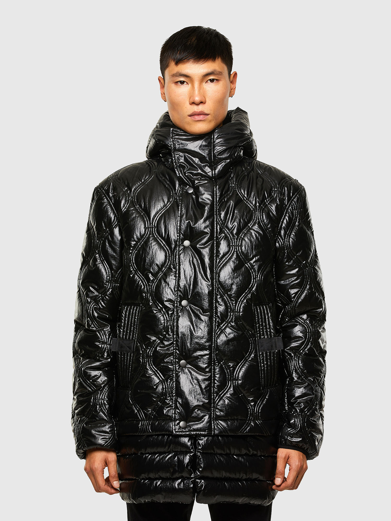 W-CRAWFORD-SHINY, Black Diesel - W-CRAWFORD-SHINY, Black - Winter Jackets - Image 1
