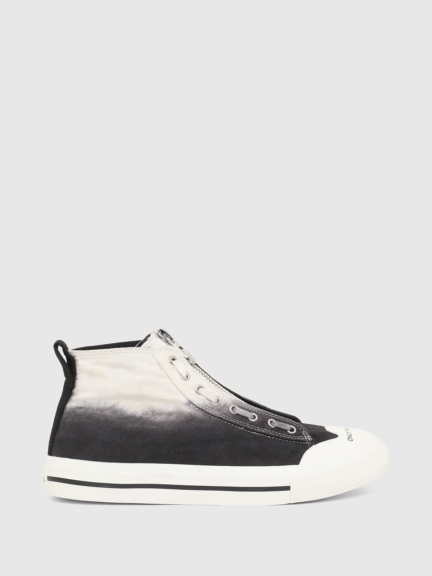 S-ASTICO MZIP, White/Black Diesel - S-ASTICO MZIP, White/Black - Sneakers - Image 1