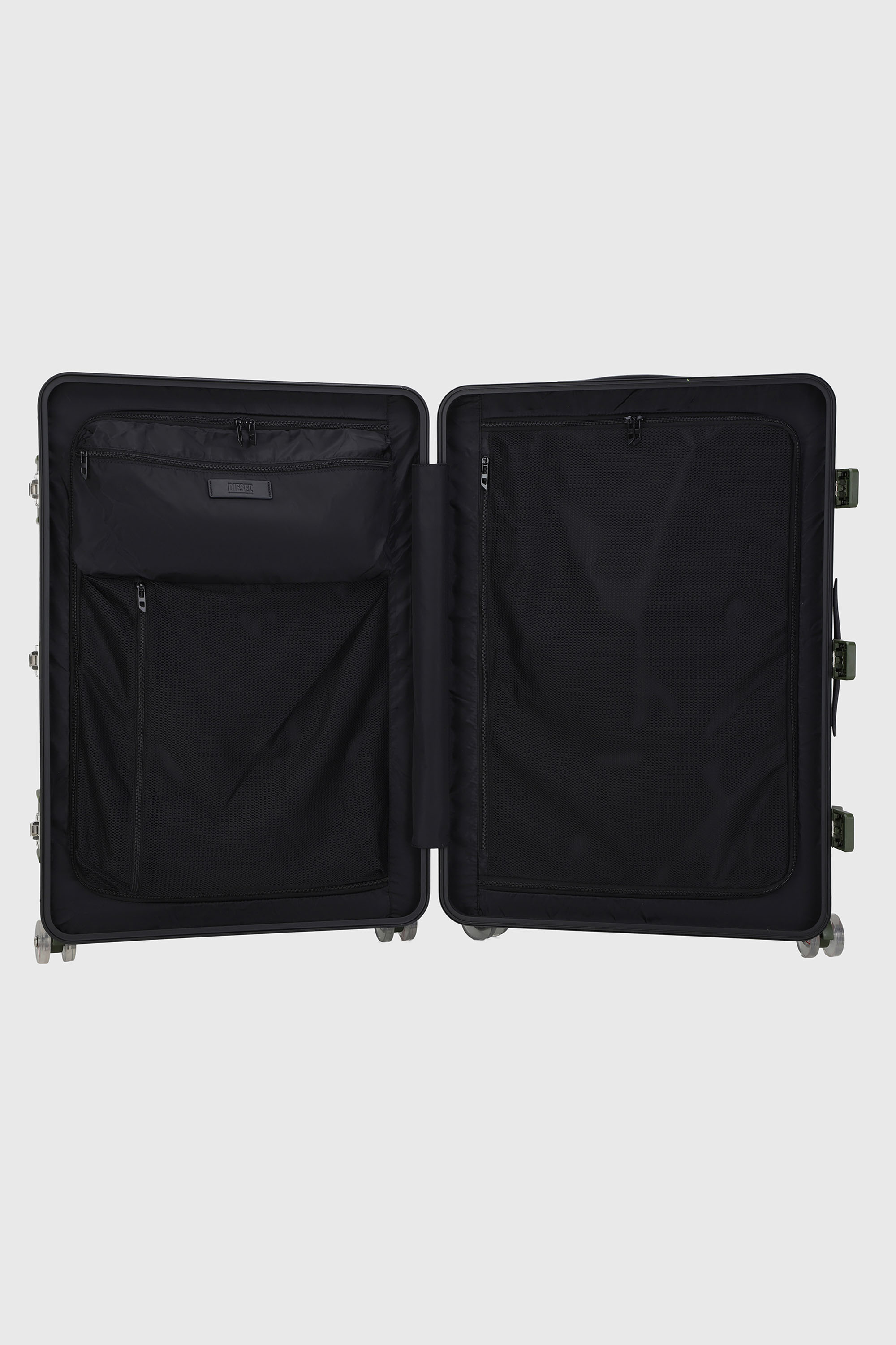 Diesel - DIESEL PC STRONG IMAGE TROLLEY- DSL003, Unisex's Rugged suitcase size L in Military Green - 3