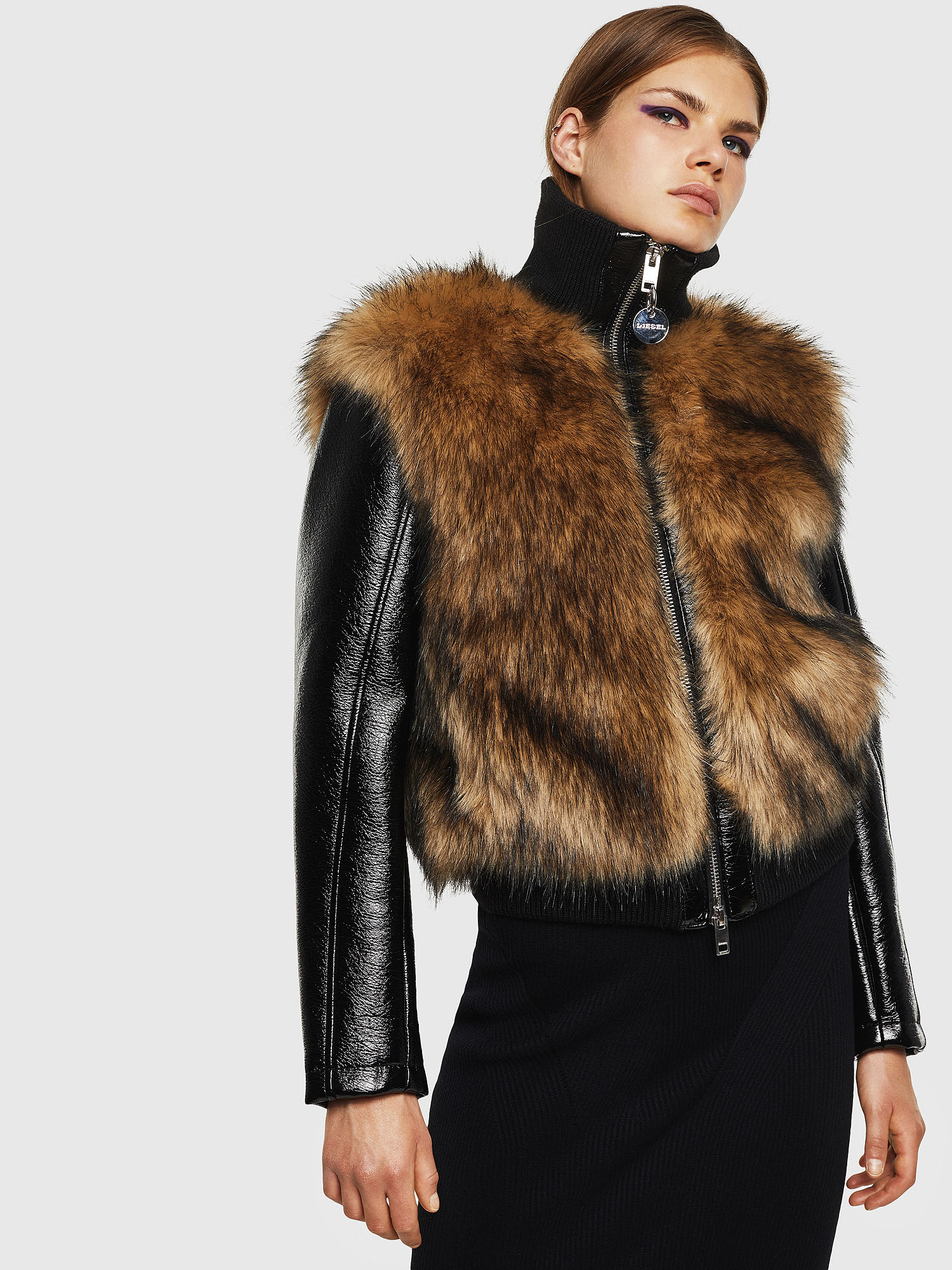 L-BURG, Black Diesel - L-BURG, Black - Leather jackets - Image 1