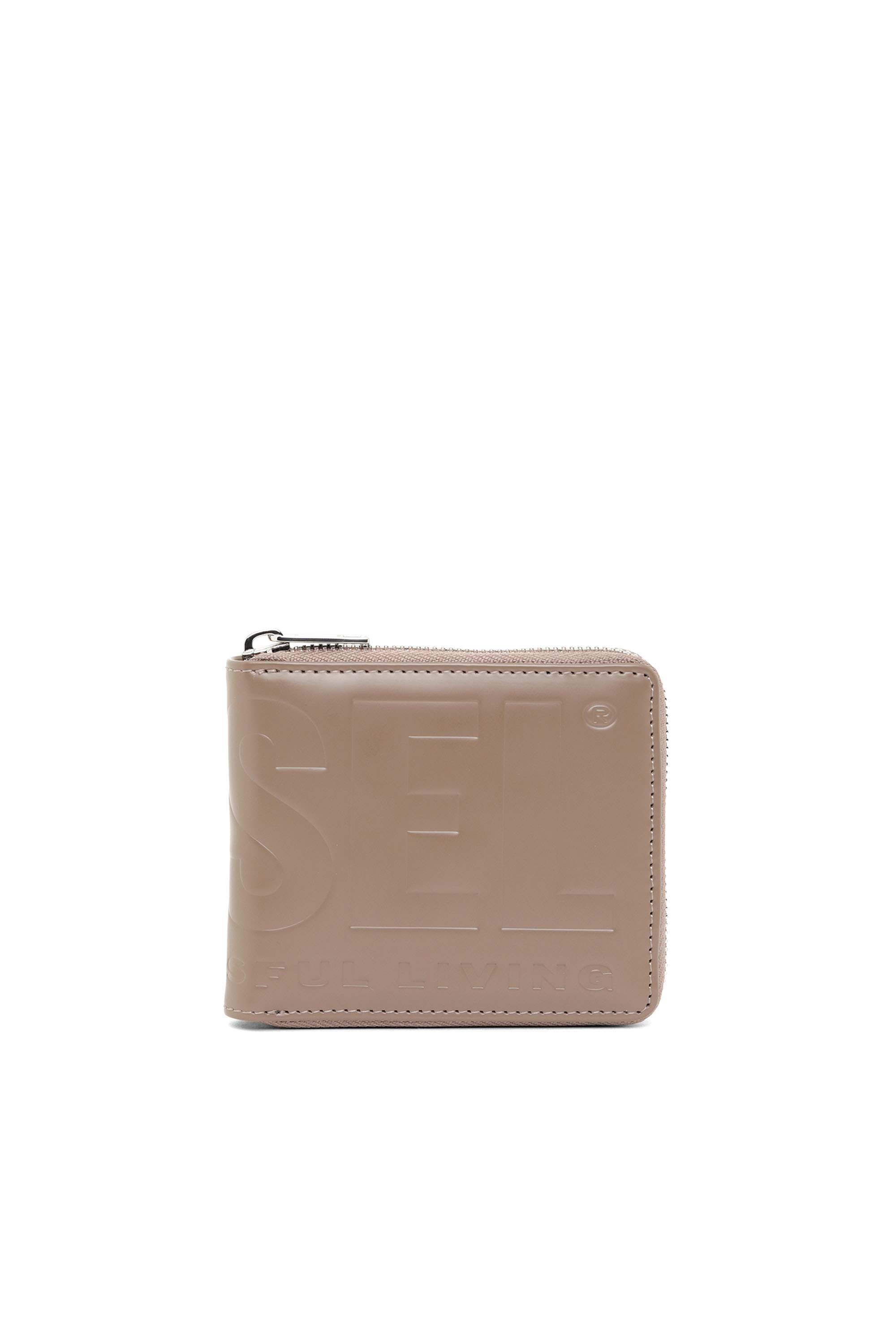 HIRESH XS ZIPPI, Beige Diesel - HIRESH XS ZIPPI, Beige - Zip-Round Wallets - Image 1