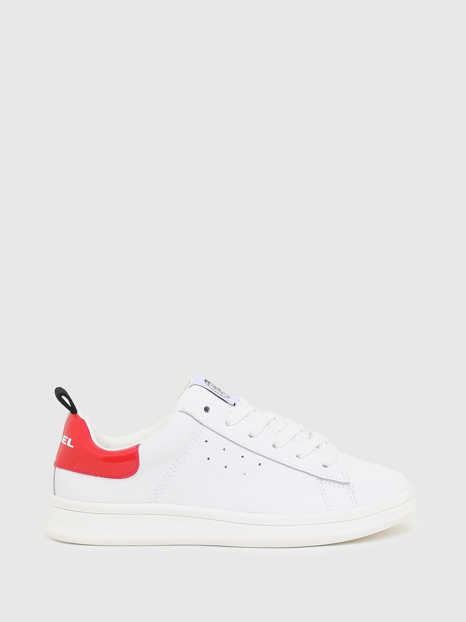 Diesel - SN LOW LACE 11 FULL, White/Red - Image 1