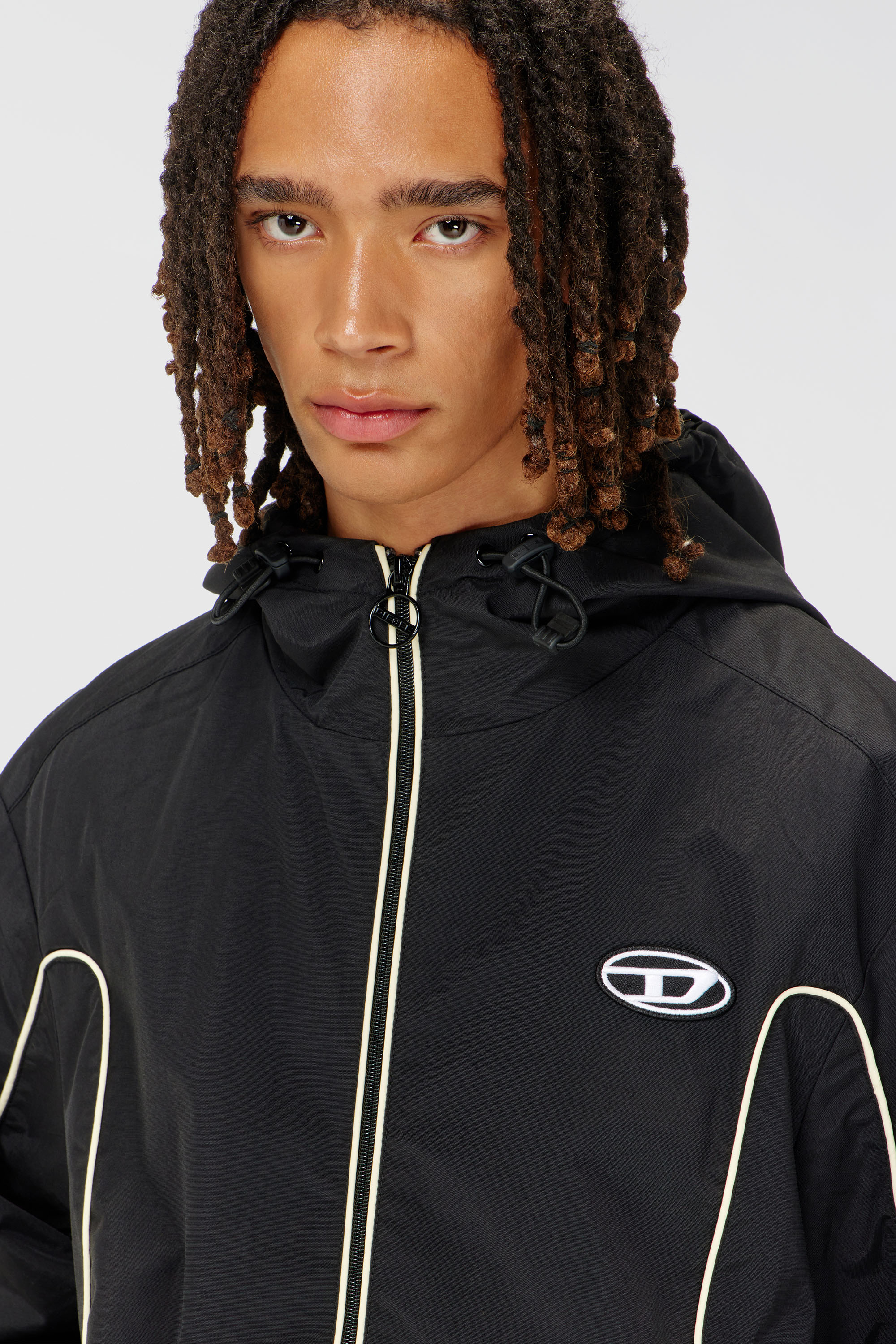 J-HIVES Man: Windbreaker Jacket with contrast piping | Diesel