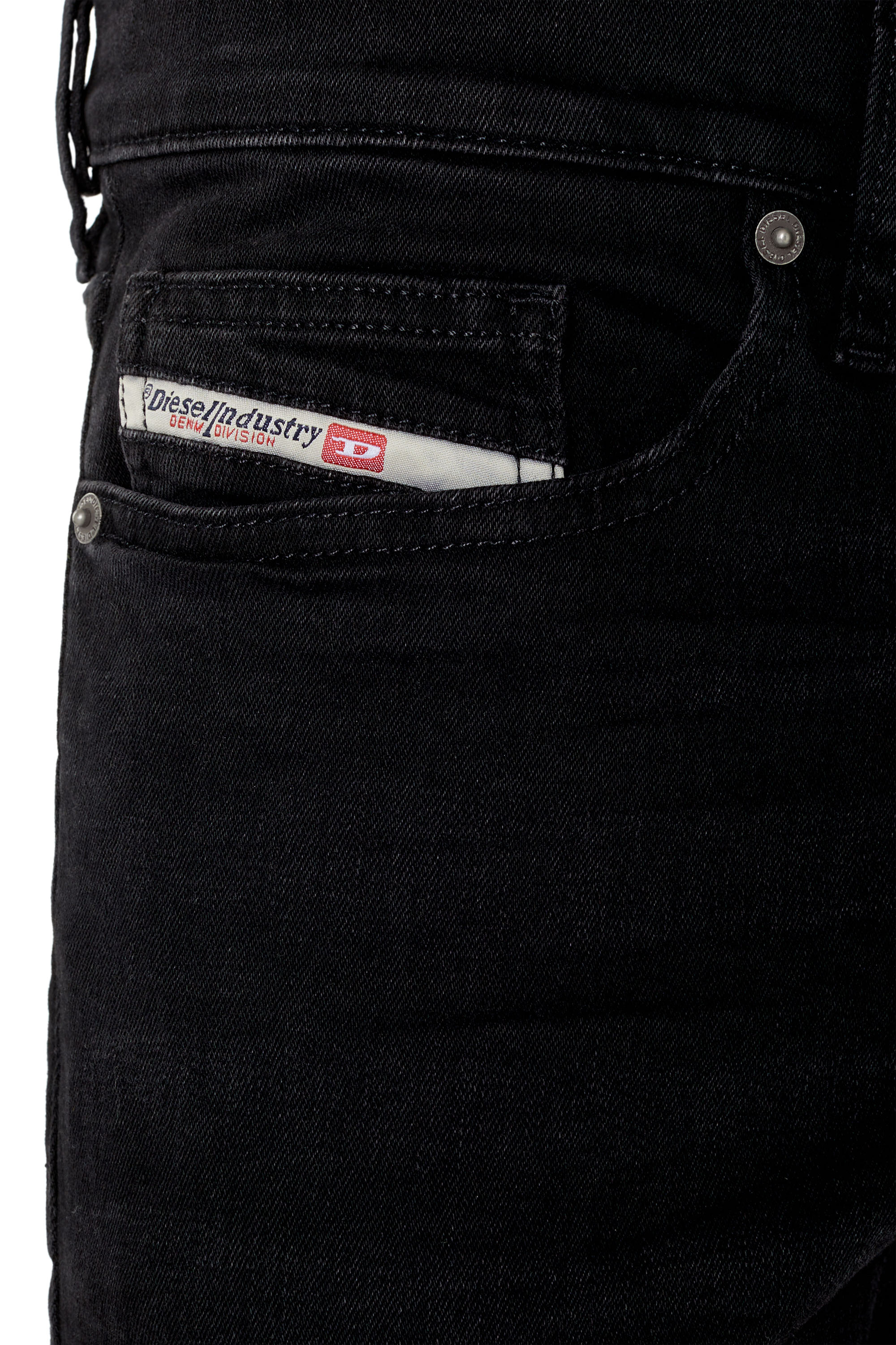 Diesel - Slim Jeans D-Luster 0IHAU, Black/Dark grey - Image 3