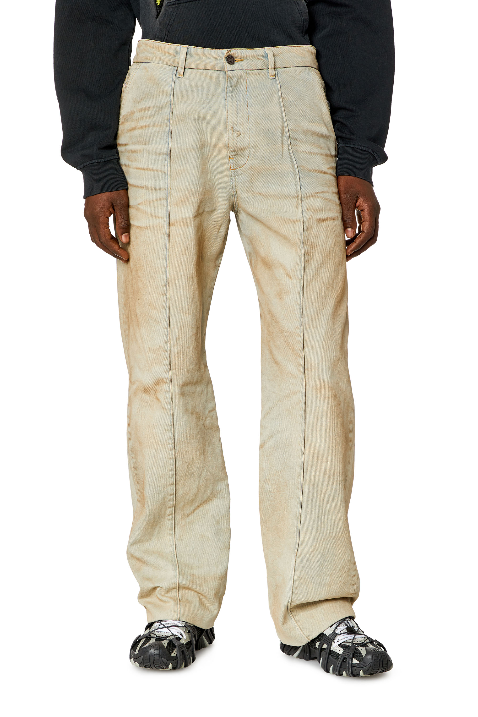 Diesel - Man's Relaxed Jeans D-Chino-Work 0JGAS, Light Blue - 2
