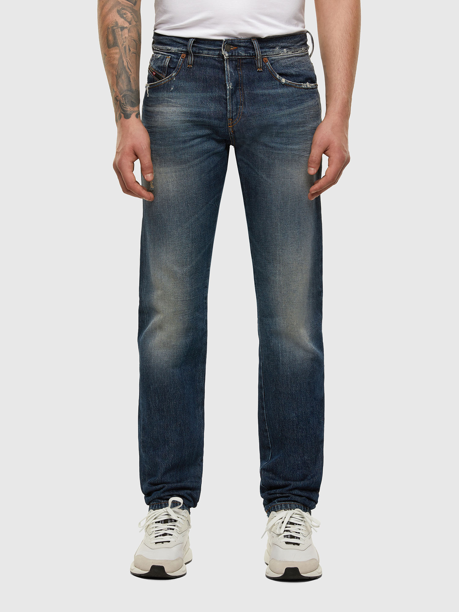 D-Kras 009EW, Dark Blue Diesel - D-Kras 009EW, Dark Blue - Jeans - Image 1