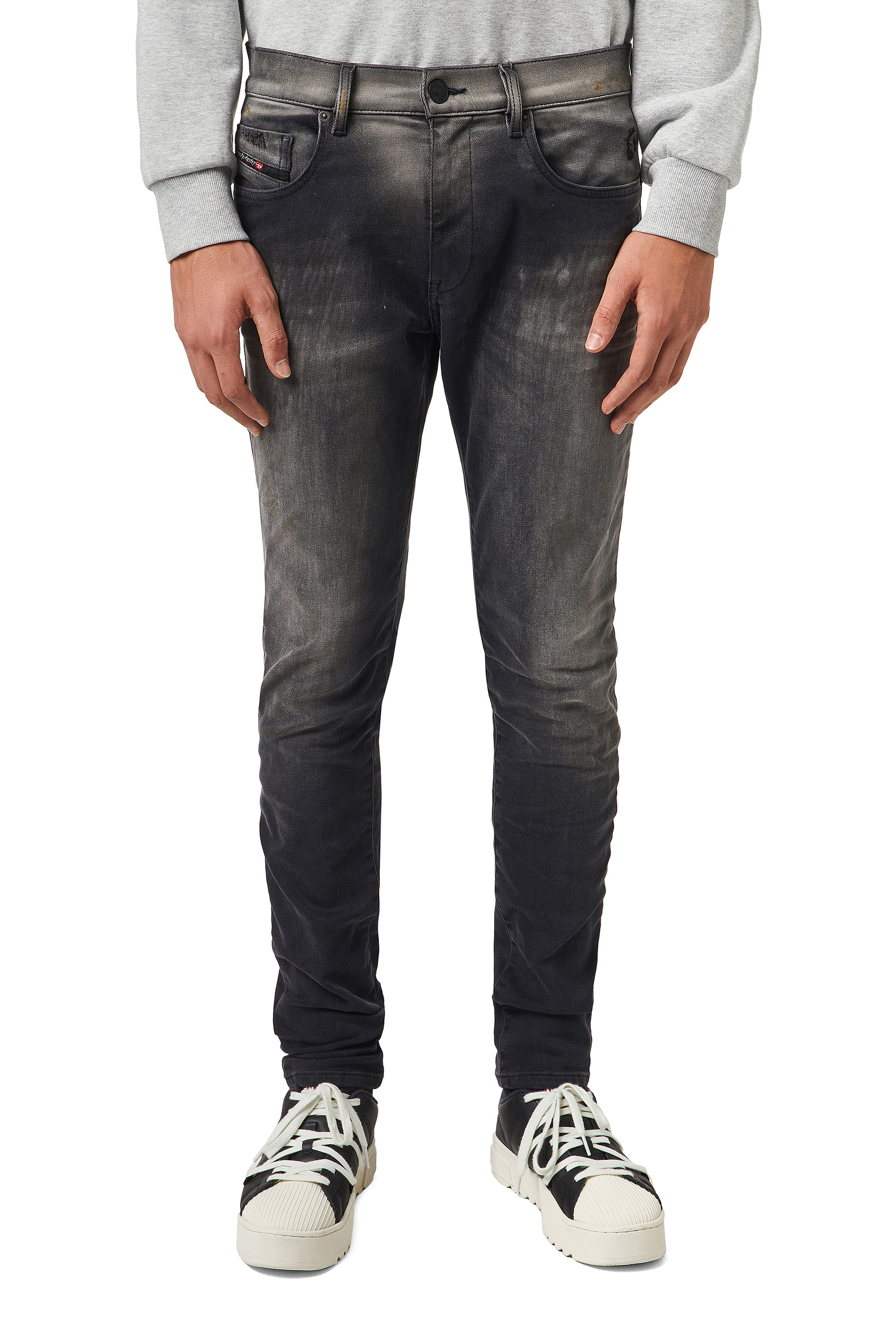 D-Strukt JoggJeans® 09B04, Black/Dark grey Diesel - D-Strukt JoggJeans® 09B04, Black/Dark grey - Jeans - Image 1