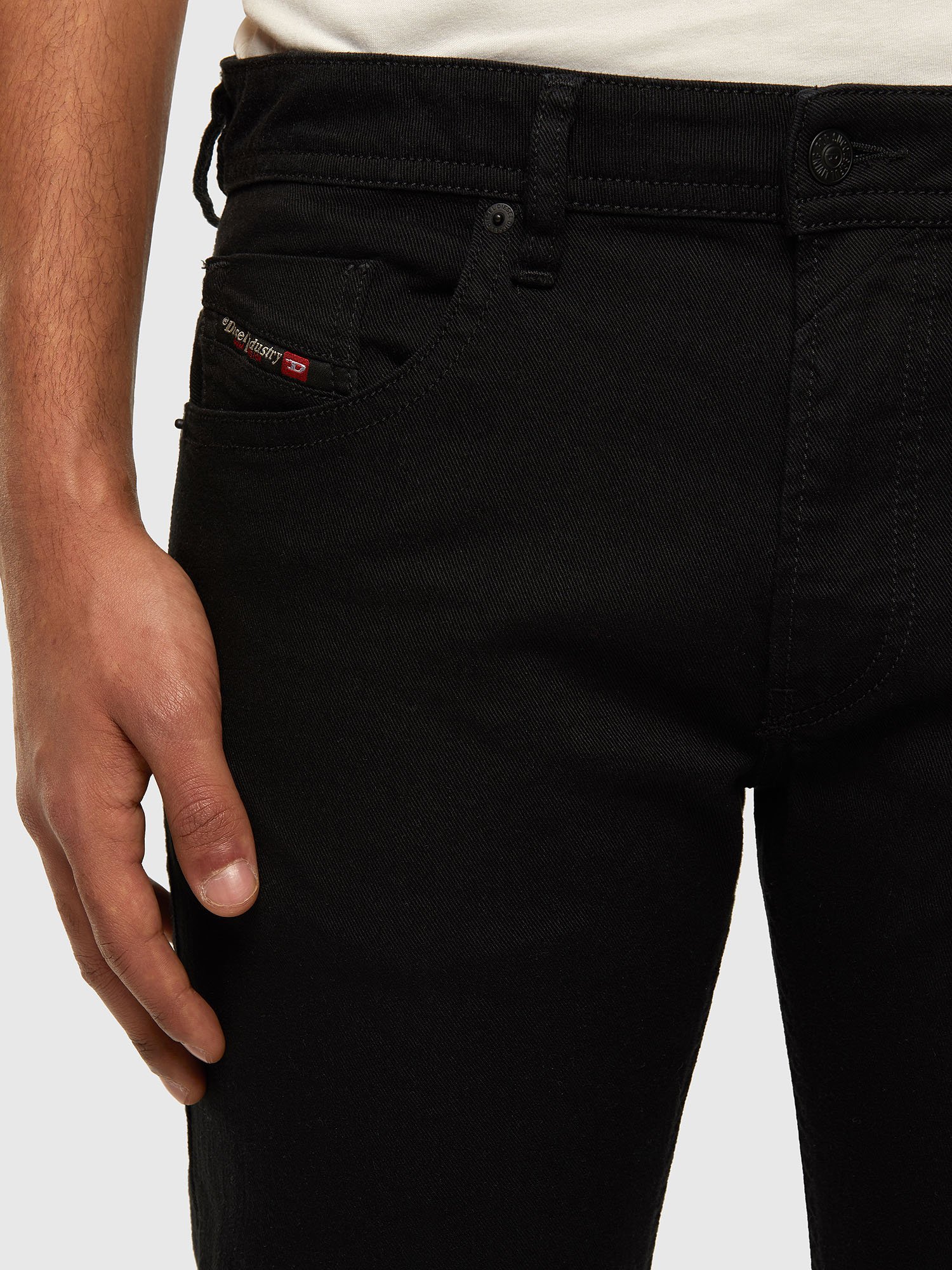 Thommer 0688h Man Slim Black Dark Grey Jeans Diesel