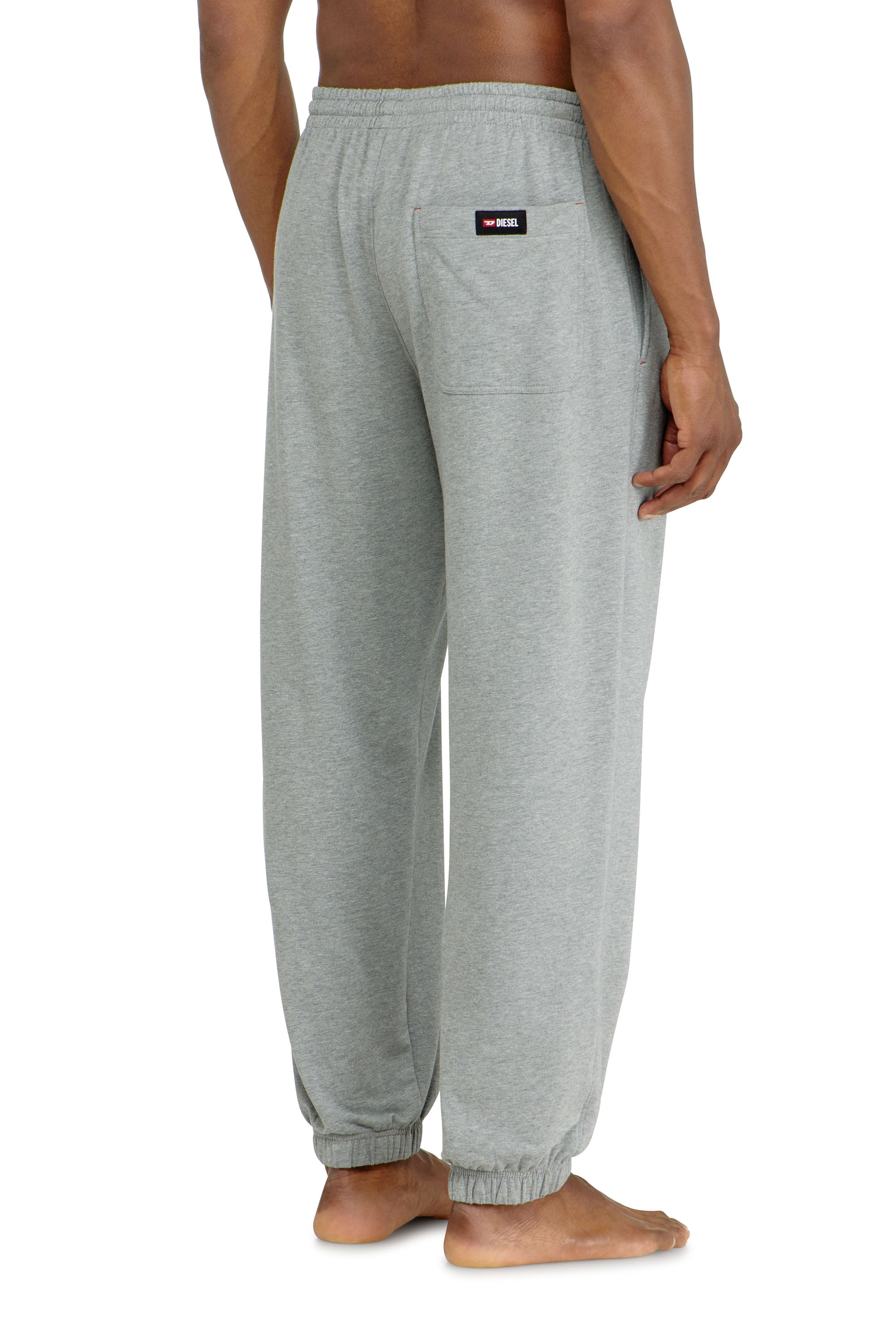 Diesel - LENNY-D-CORE, Man's Sweatpants in peached cotton blend in Grey - 4