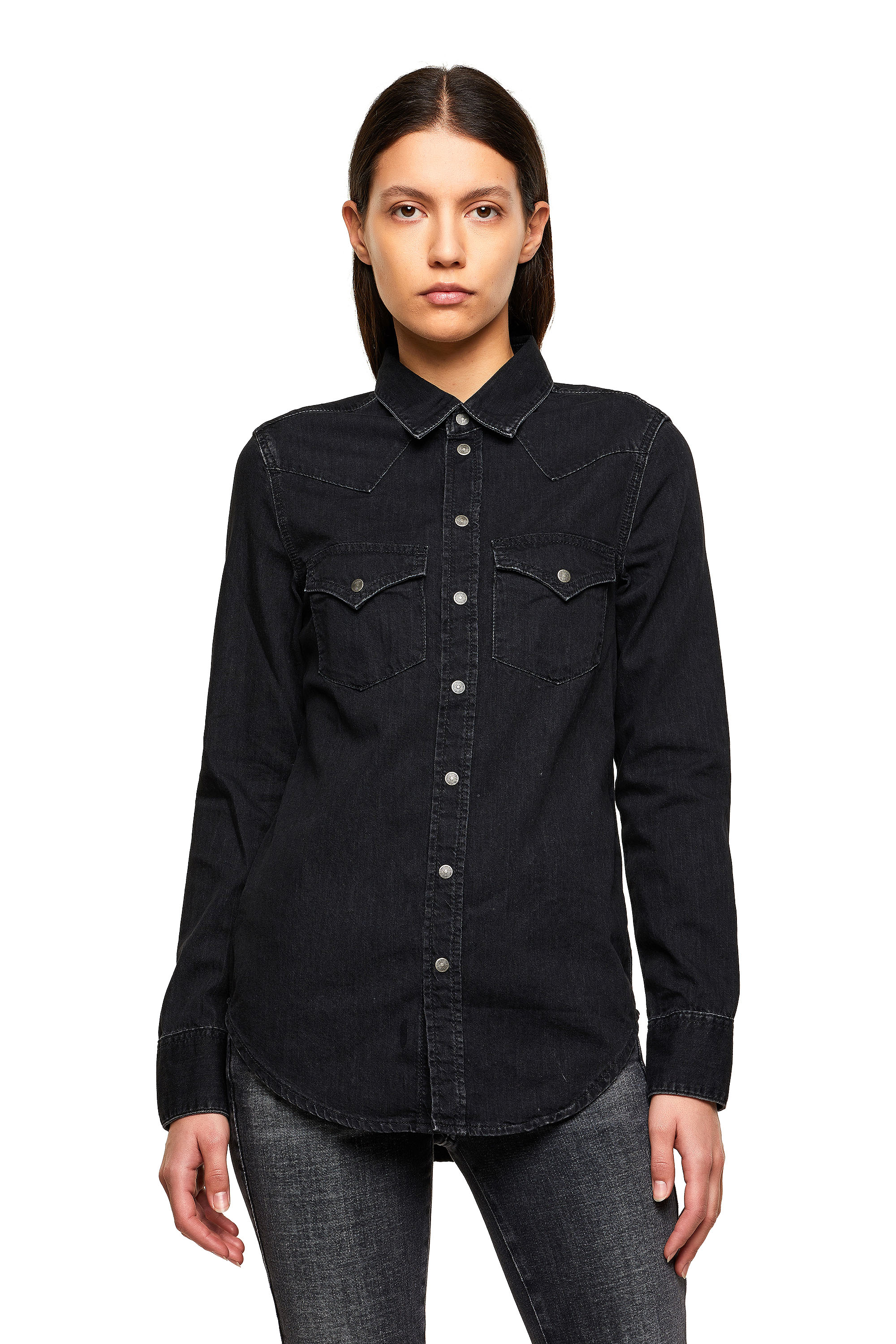 DE-RINGY, Black Diesel - DE-RINGY, Black - Denim Shirts - Image 1