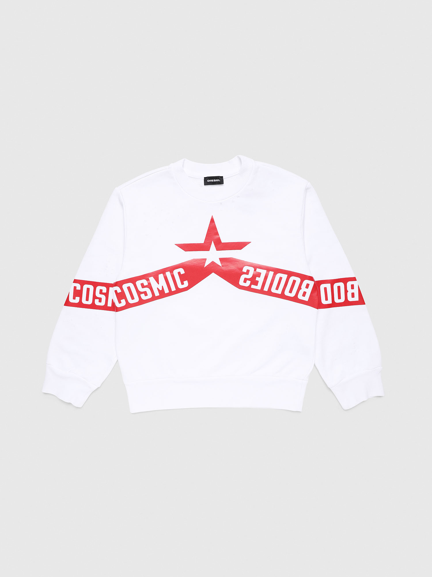SBAYHOLES OVER, White/Red Diesel - SBAYHOLES OVER, White/Red - Sweaters - Image 1