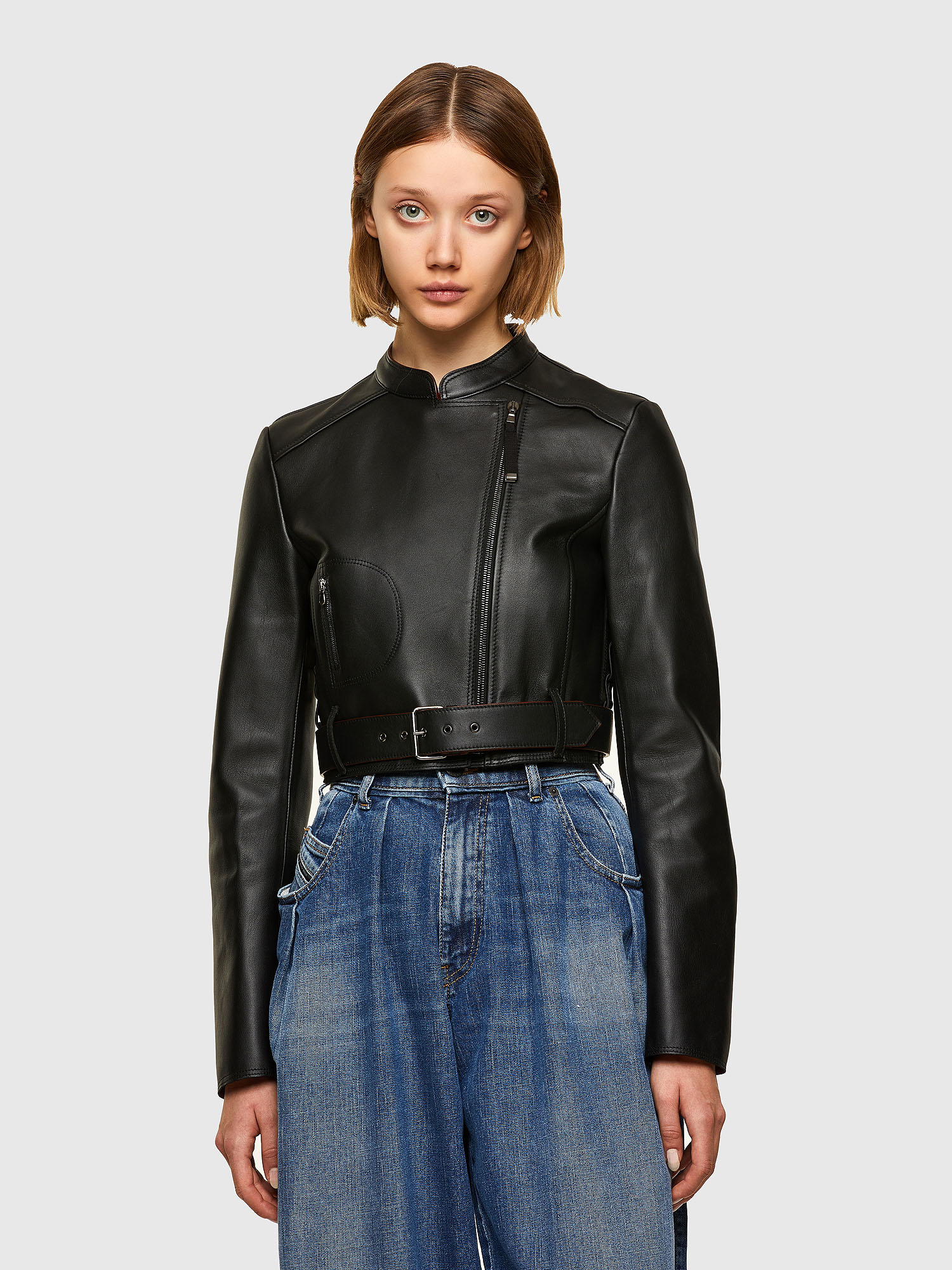 L-MIMYY, Black Diesel - L-MIMYY, Black - Leather jackets - Image 1