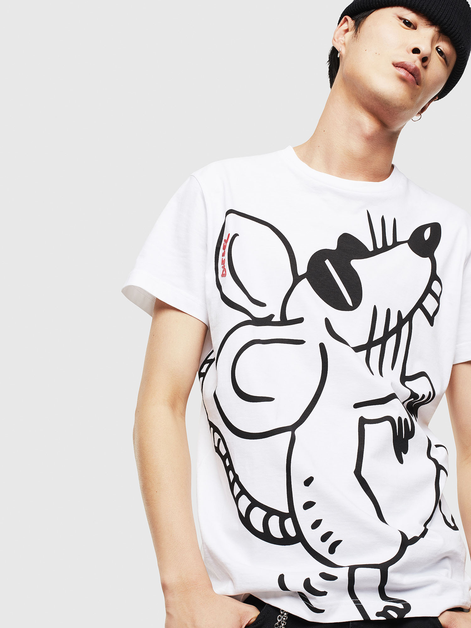 CL-T-DIEGO-2, White Diesel - CL-T-DIEGO-2, White - T-Shirts - Image 1