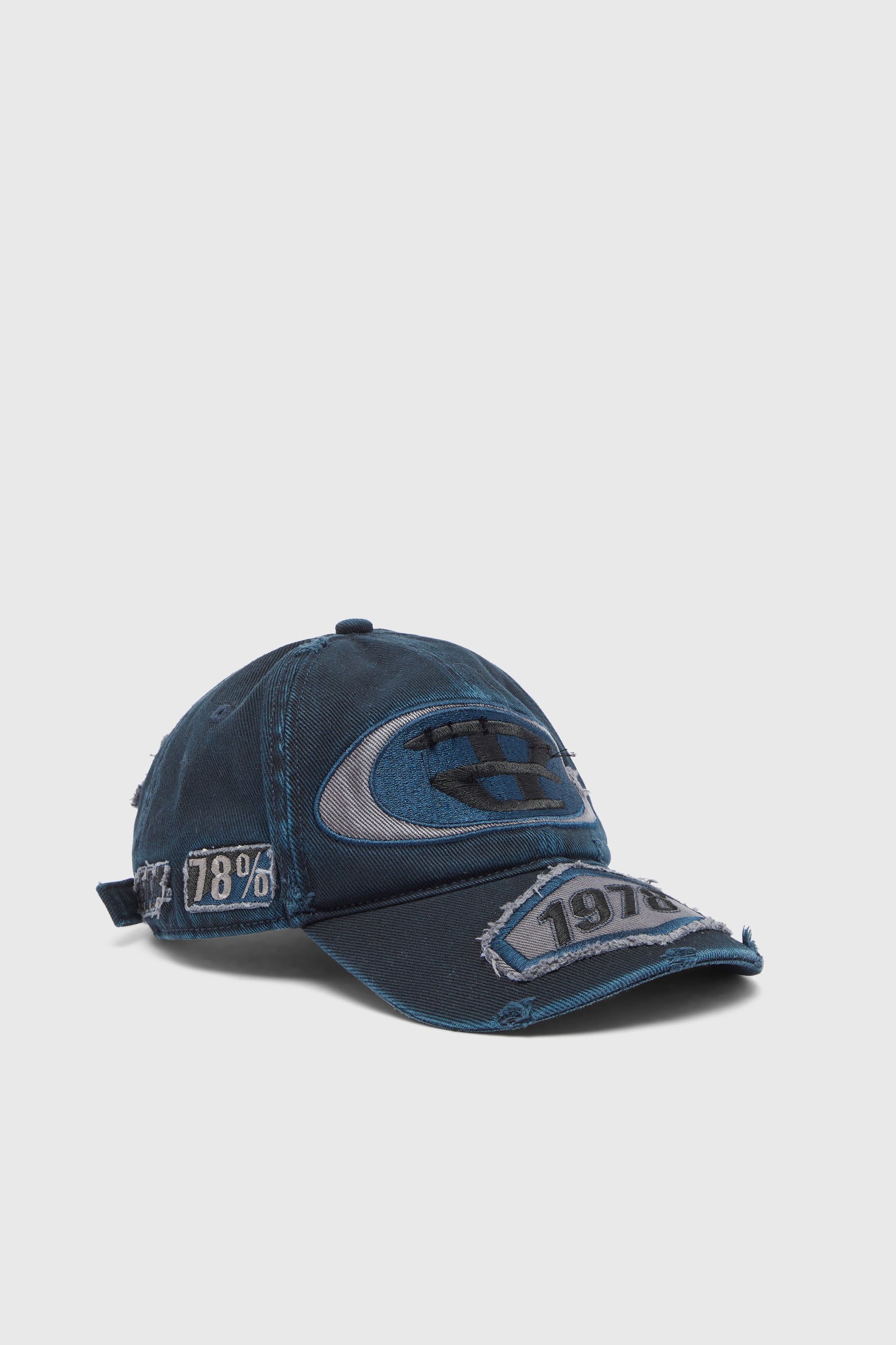 Diesel - C-BRAFF, Unisex's Baseball cap with embroidered patches in null - 1