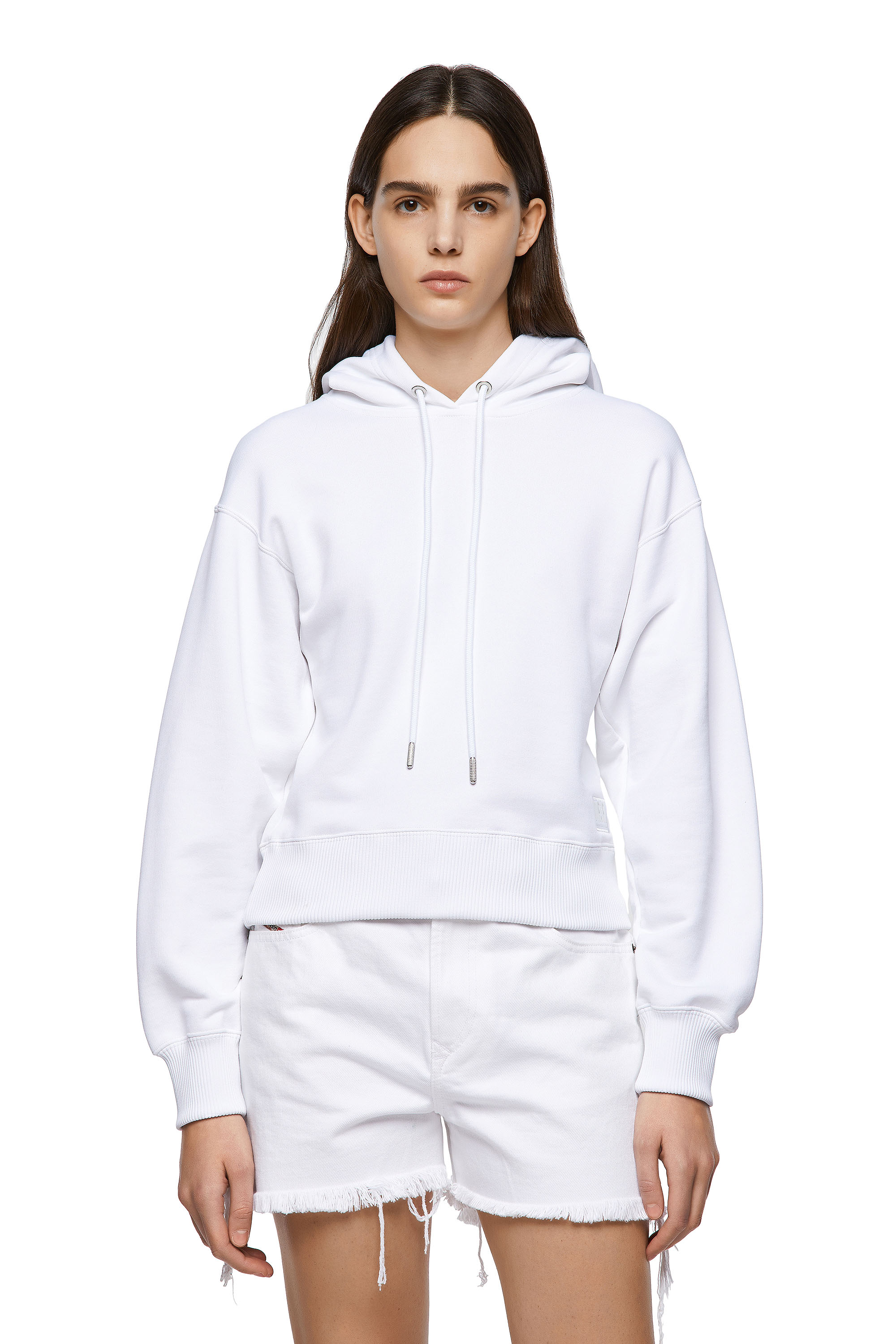 F-LYM-HOOD-C.C, White Diesel - F-LYM-HOOD-C.C, White - Sweaters - Image 1