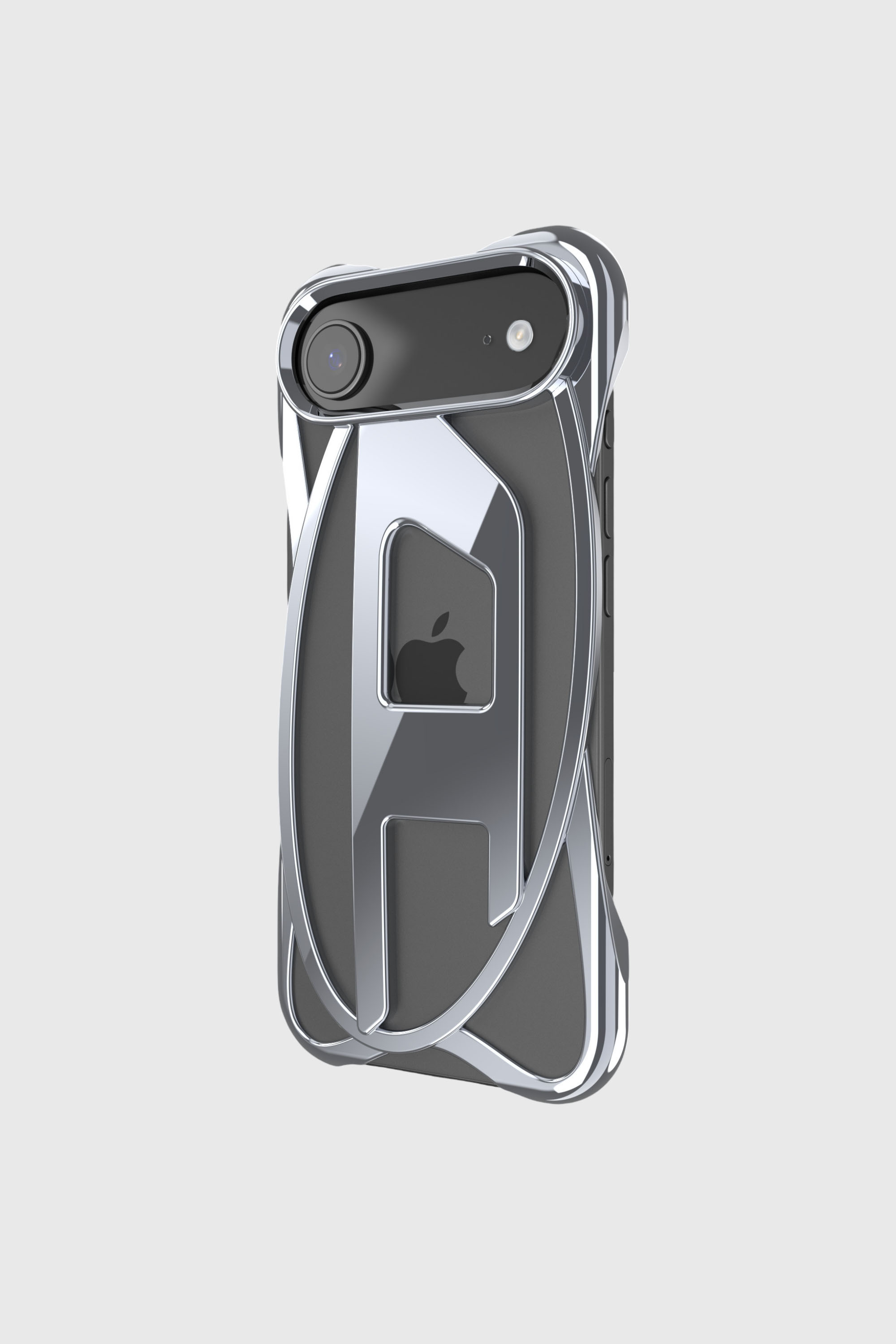 iPhoneアクセサリー DIESEL CAGED D CASE iPhone 17 Pro Max Women's Caged D glossy case for iPhone 17 Air | Grey | Diesel