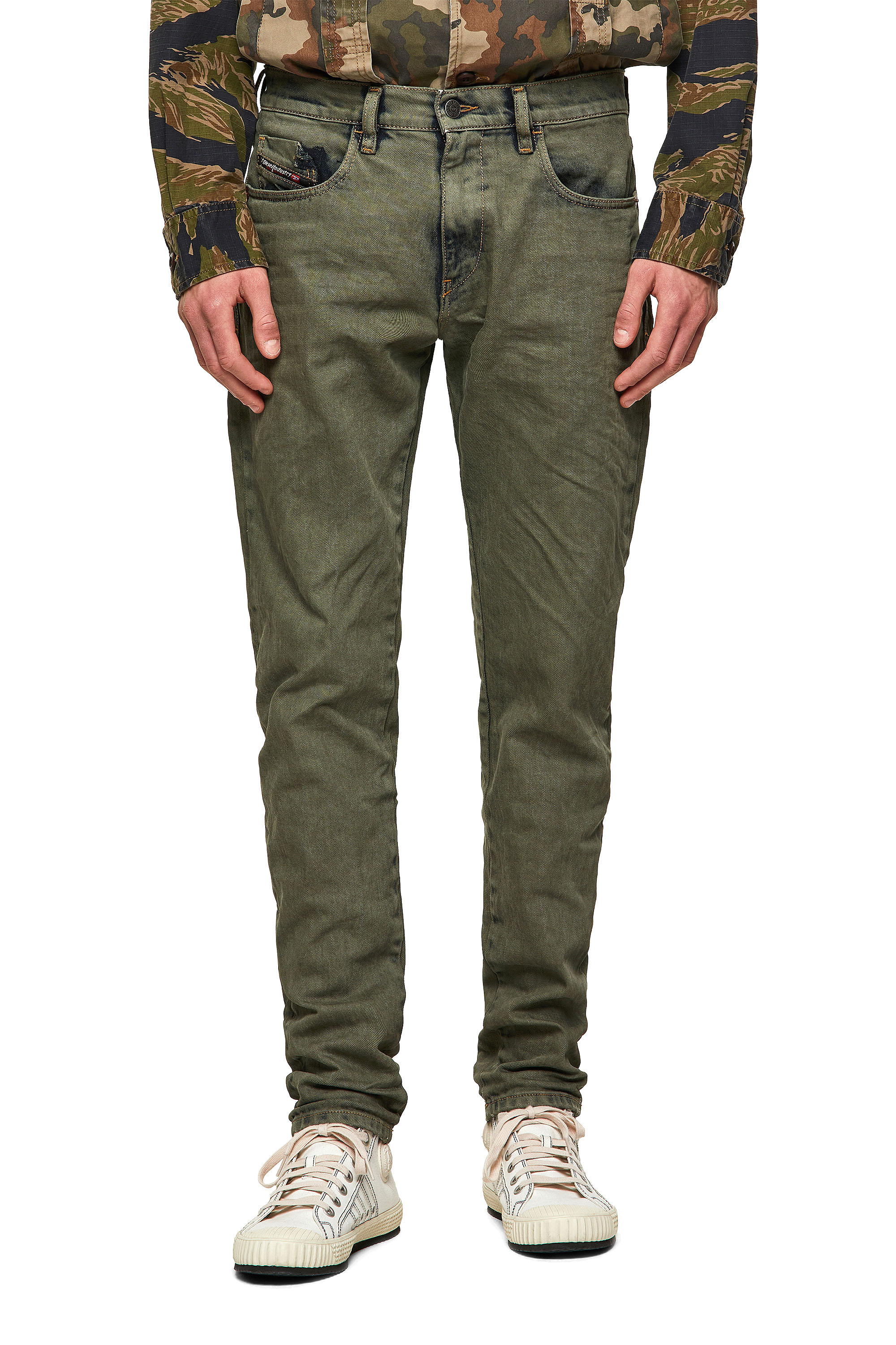 D-Strukt 09A50, Military Green Diesel - D-Strukt 09A50, Military Green - Jeans - Image 1