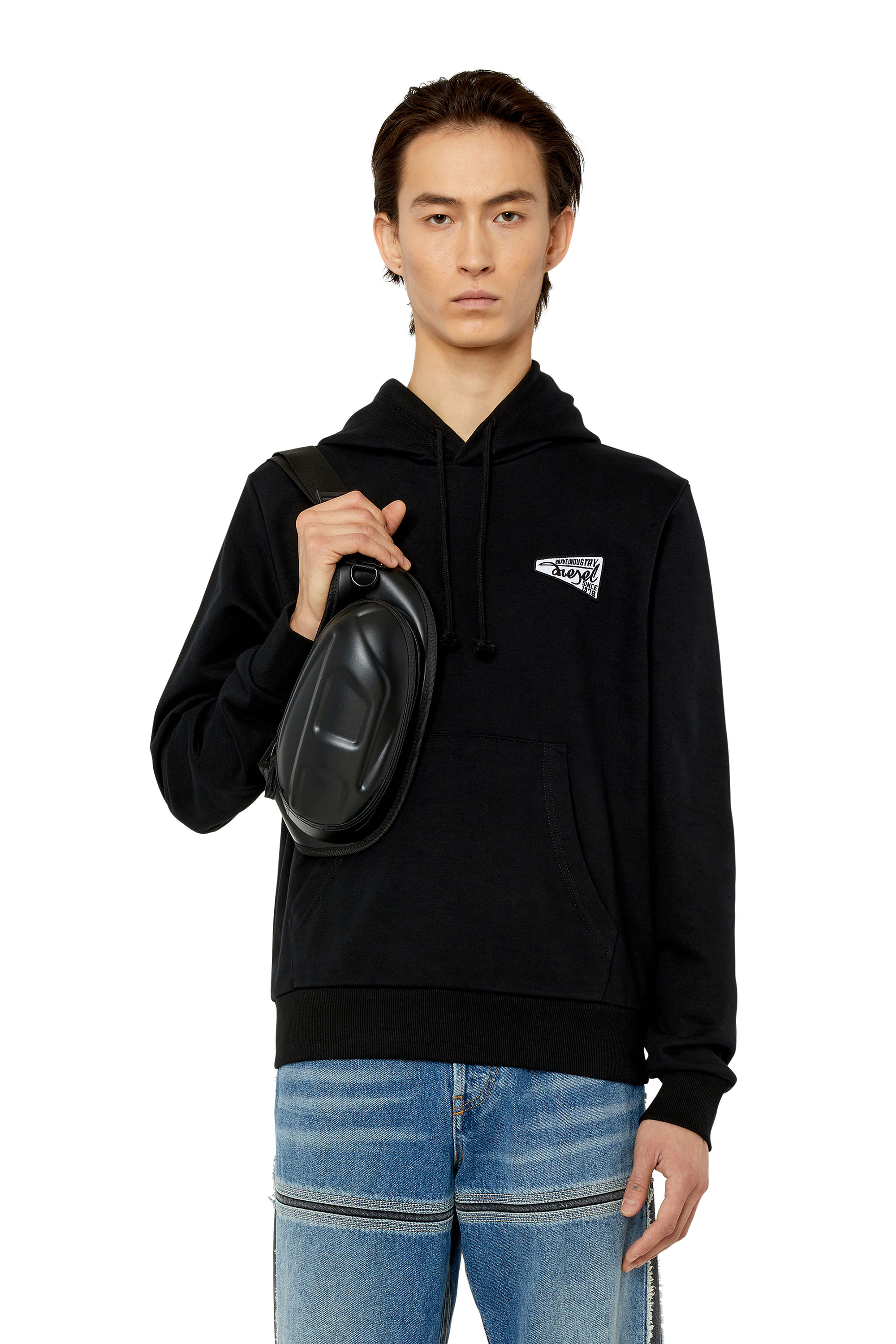 Diesel - S-GINN-HOOD-K31, Black - Image 1