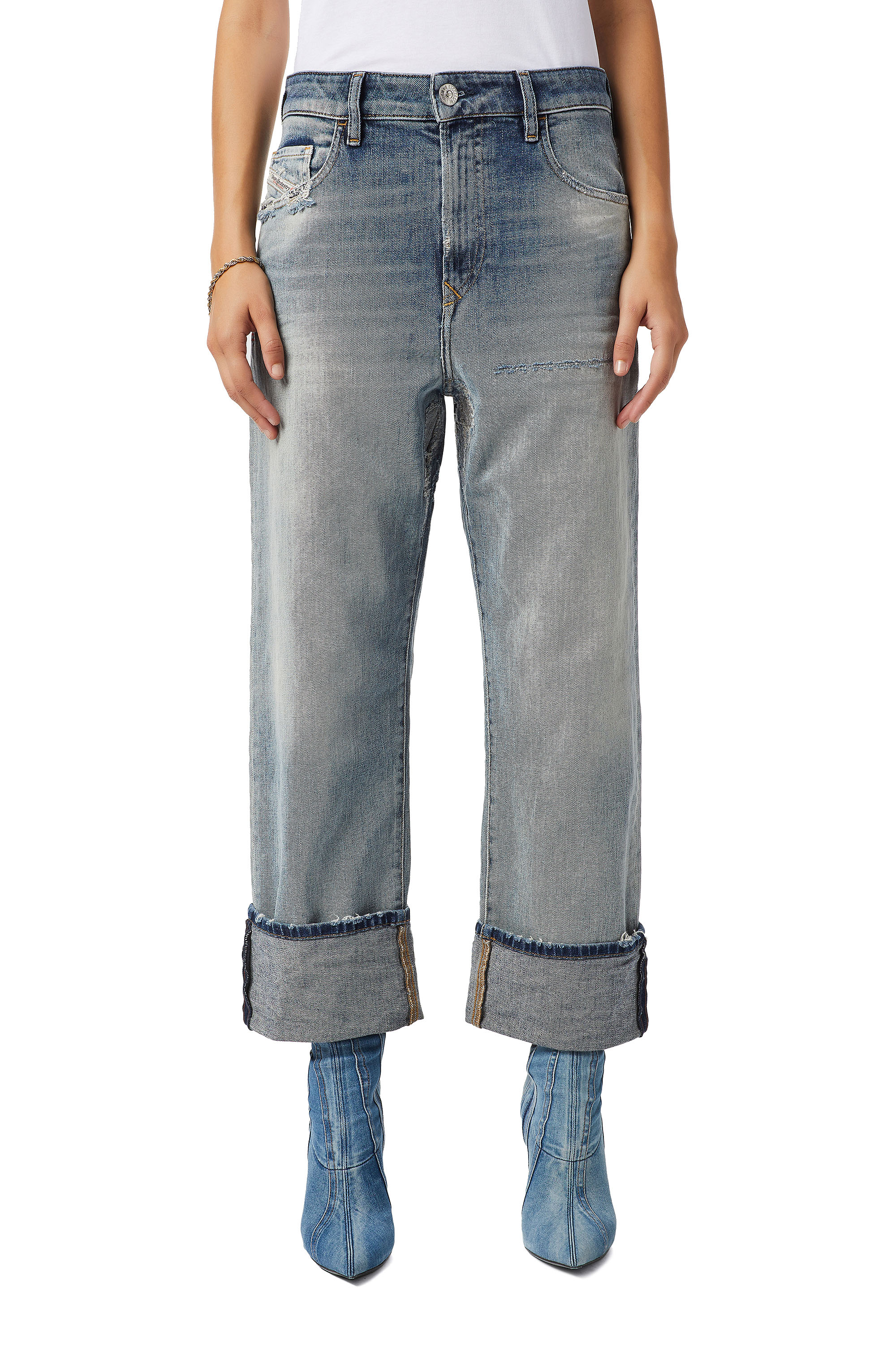 D-Reggy 09B11, Light Blue Diesel - D-Reggy 09B11, Light Blue - Jeans - Image 1