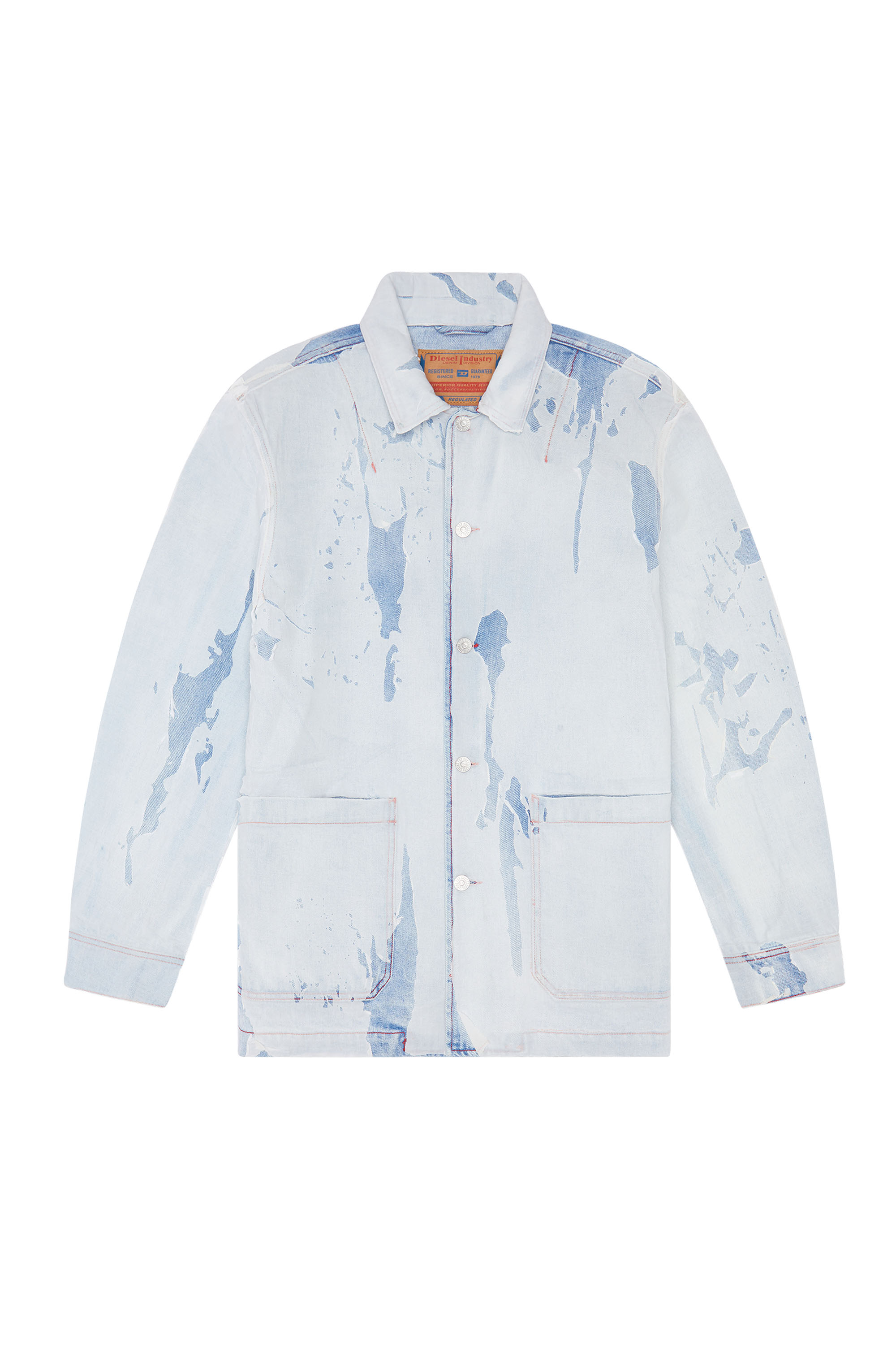 D-ROLK-FS, Light Blue - Denim Jackets