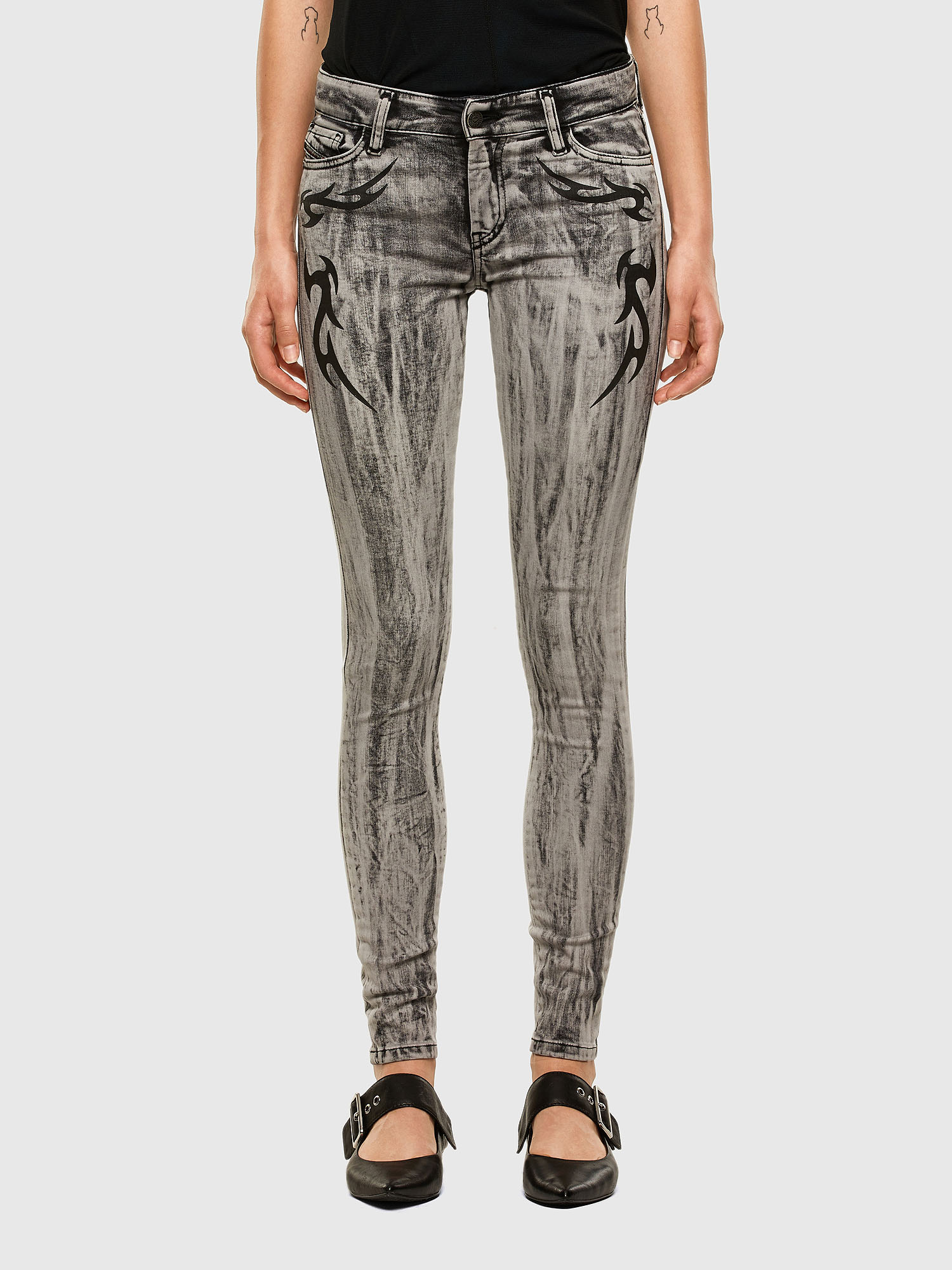 Slandy 069NH, Light Grey Diesel - Slandy 069NH, Light Grey - Jeans - Image 1