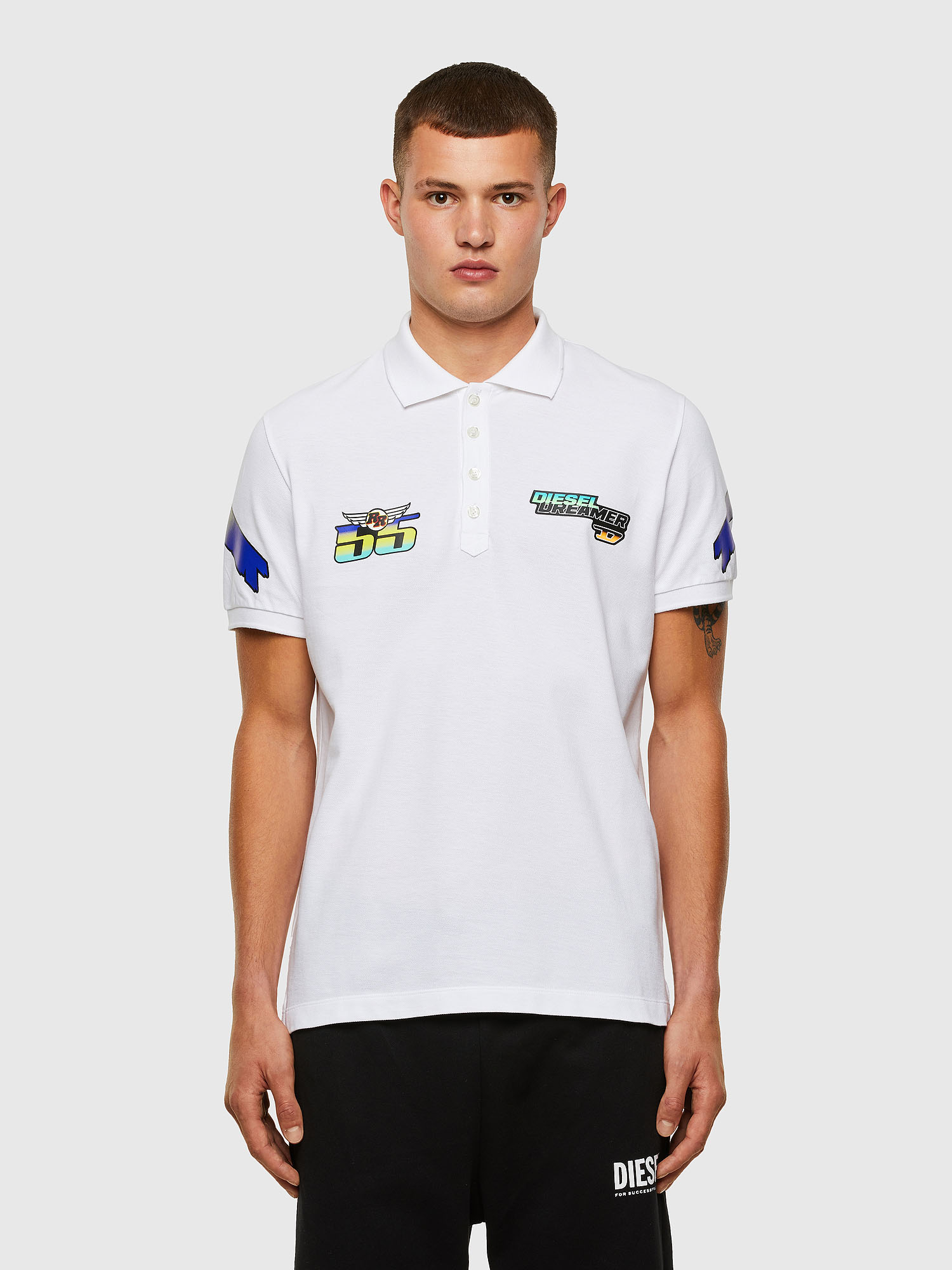 ASTARS-T-NIGHT-NEW-B, White Diesel - ASTARS-T-NIGHT-NEW-B, White - Polos - Image 1