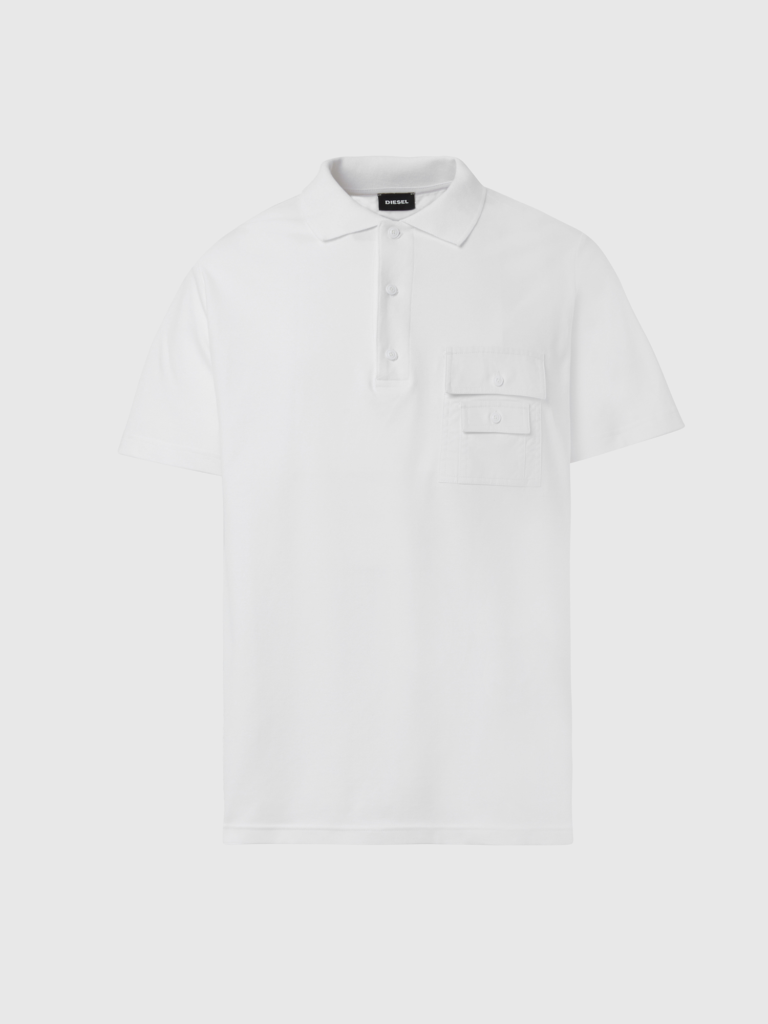T-TASK-POLO, White Diesel - T-TASK-POLO, White - Polos - Image 1