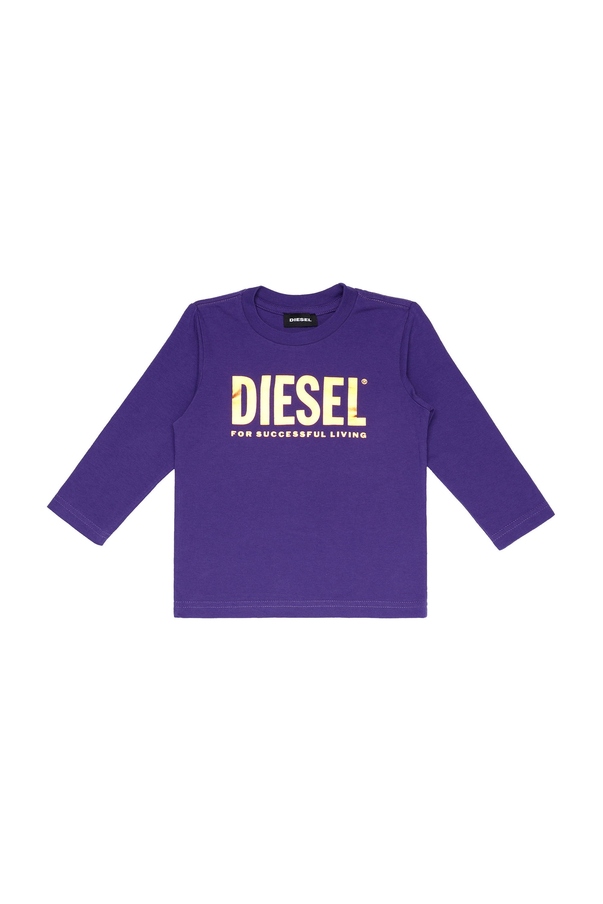 TJUSTLOGOB-FL ML-R, Violet Diesel - TJUSTLOGOB-FL ML-R, Violet - T-shirts and Tops - Image 1