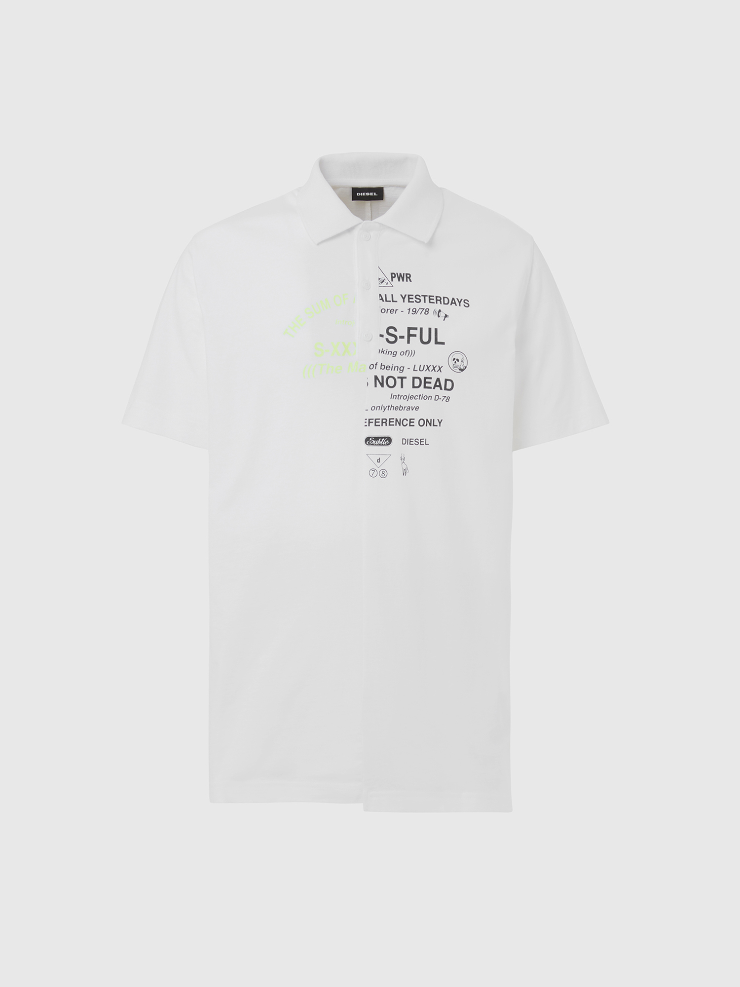 T-WARREL-SPLIT, White Diesel - T-WARREL-SPLIT, White - Polos - Image 1