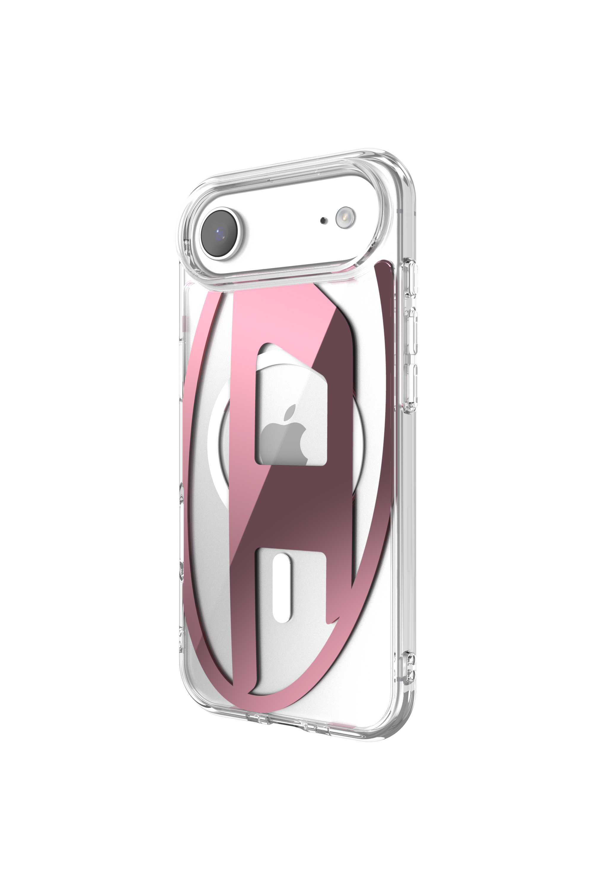 Diesel - 60420 AOP CASE, Unisex's Oval D metallic case with magsafe for iPhone 17 Air in Pink - 4