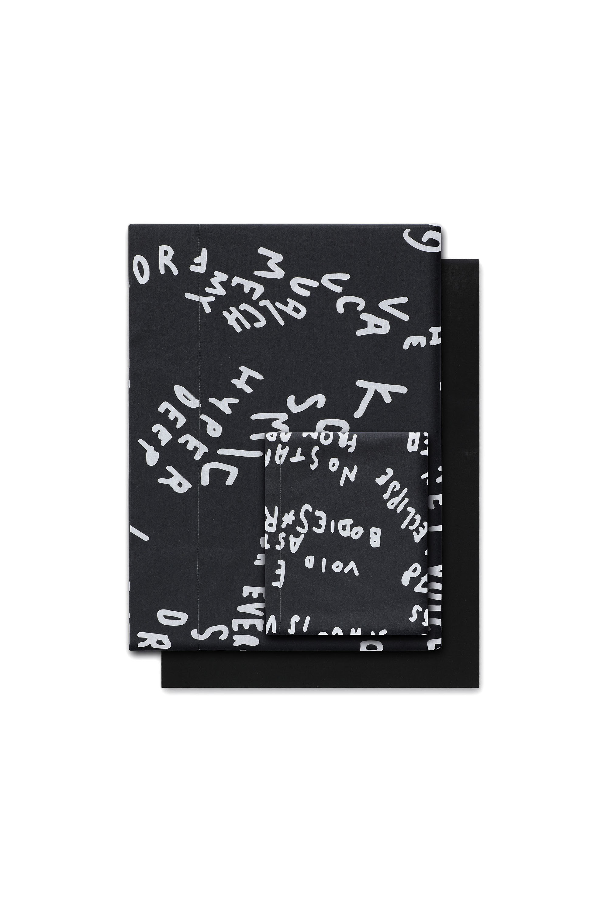 2003997 CLET SCRIBBL, Black Diesel - 2003997 CLET SCRIBBL, Black - Duvet Cover Set - Image 1