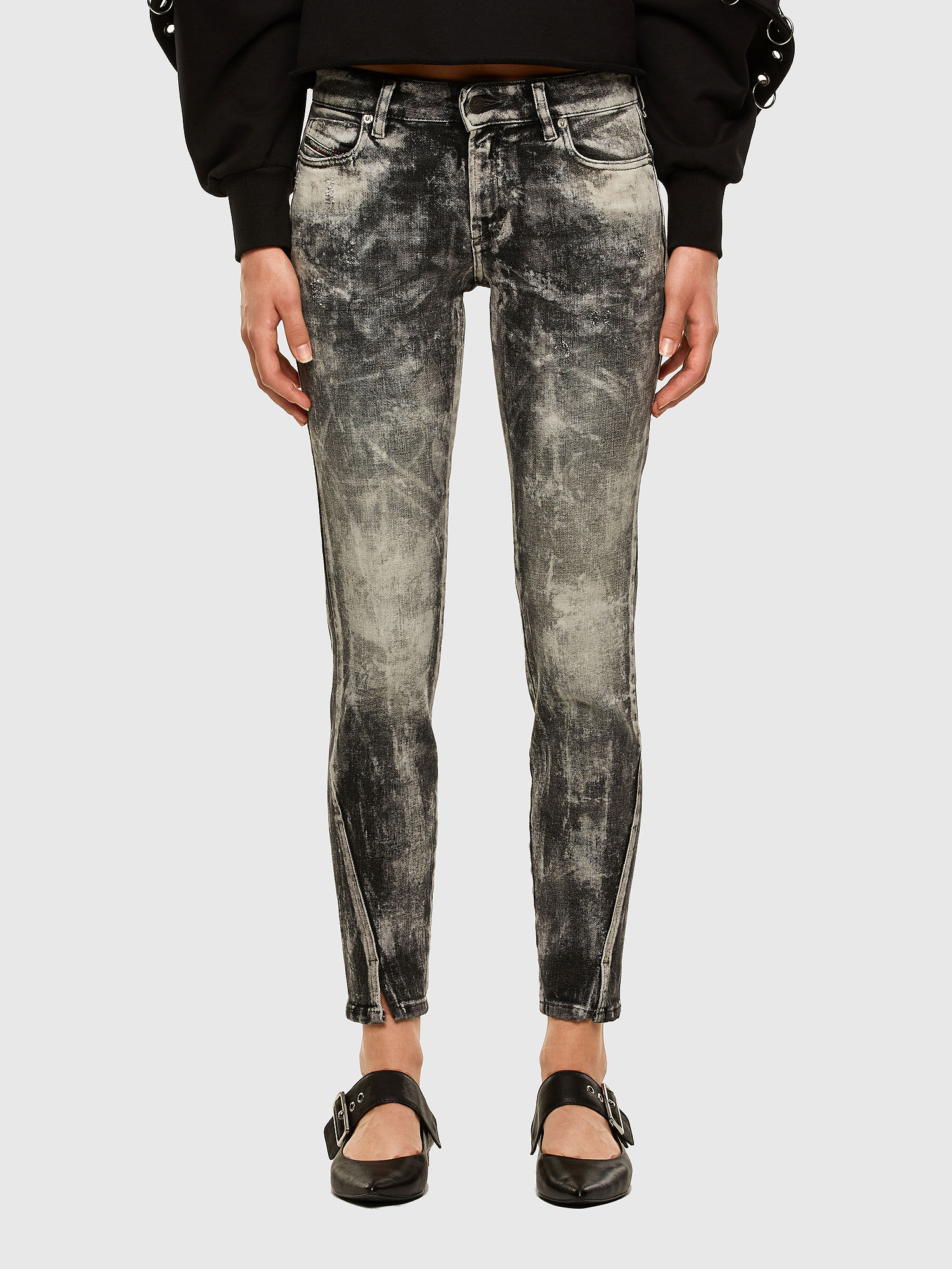 D-Jevel 009FG, Light Grey Diesel - D-Jevel 009FG, Light Grey - Jeans - Image 1