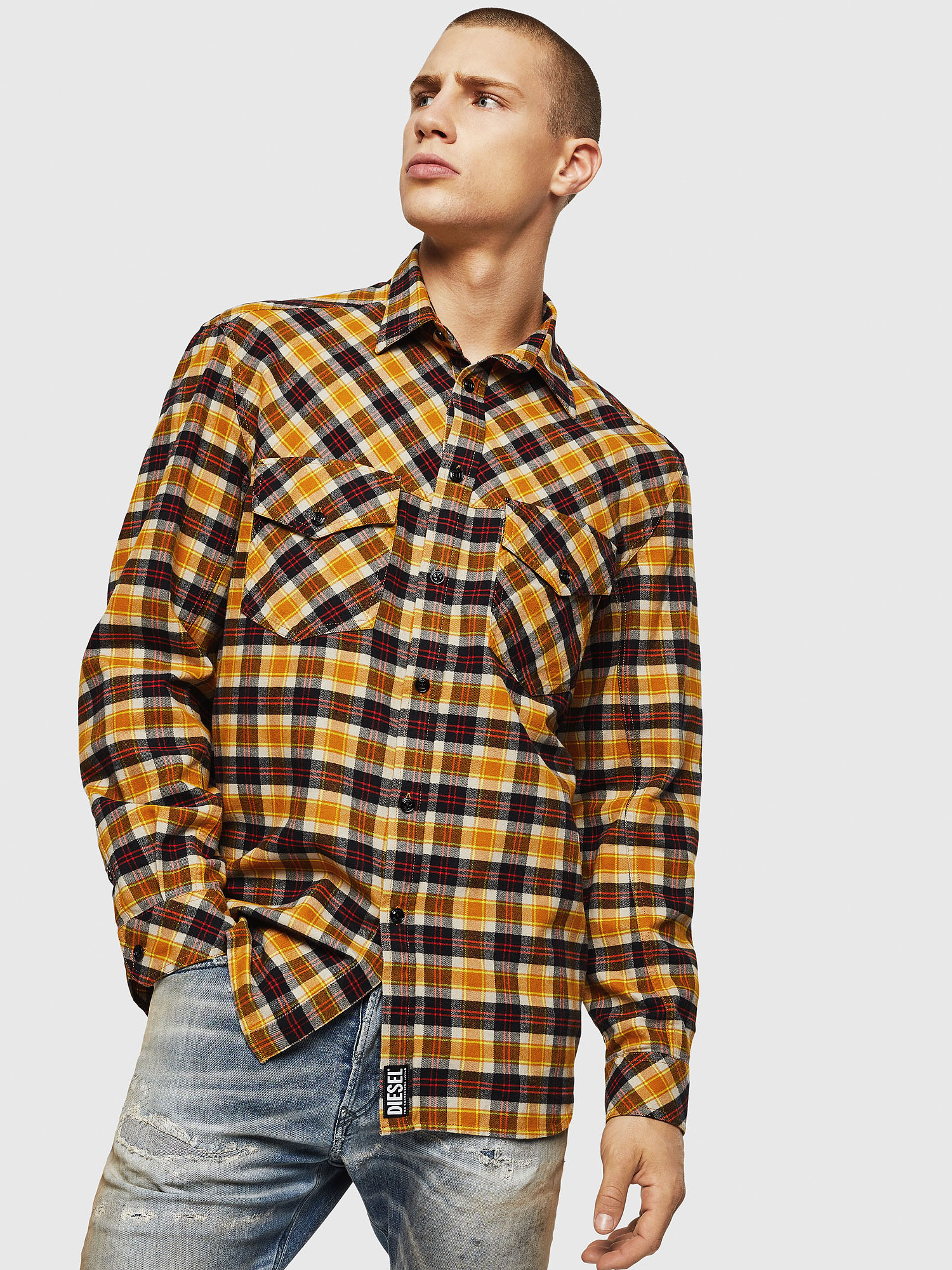 S-TOLSTOJ, Yellow Ocher Diesel - S-TOLSTOJ, Yellow Ocher - Shirts - Image 1