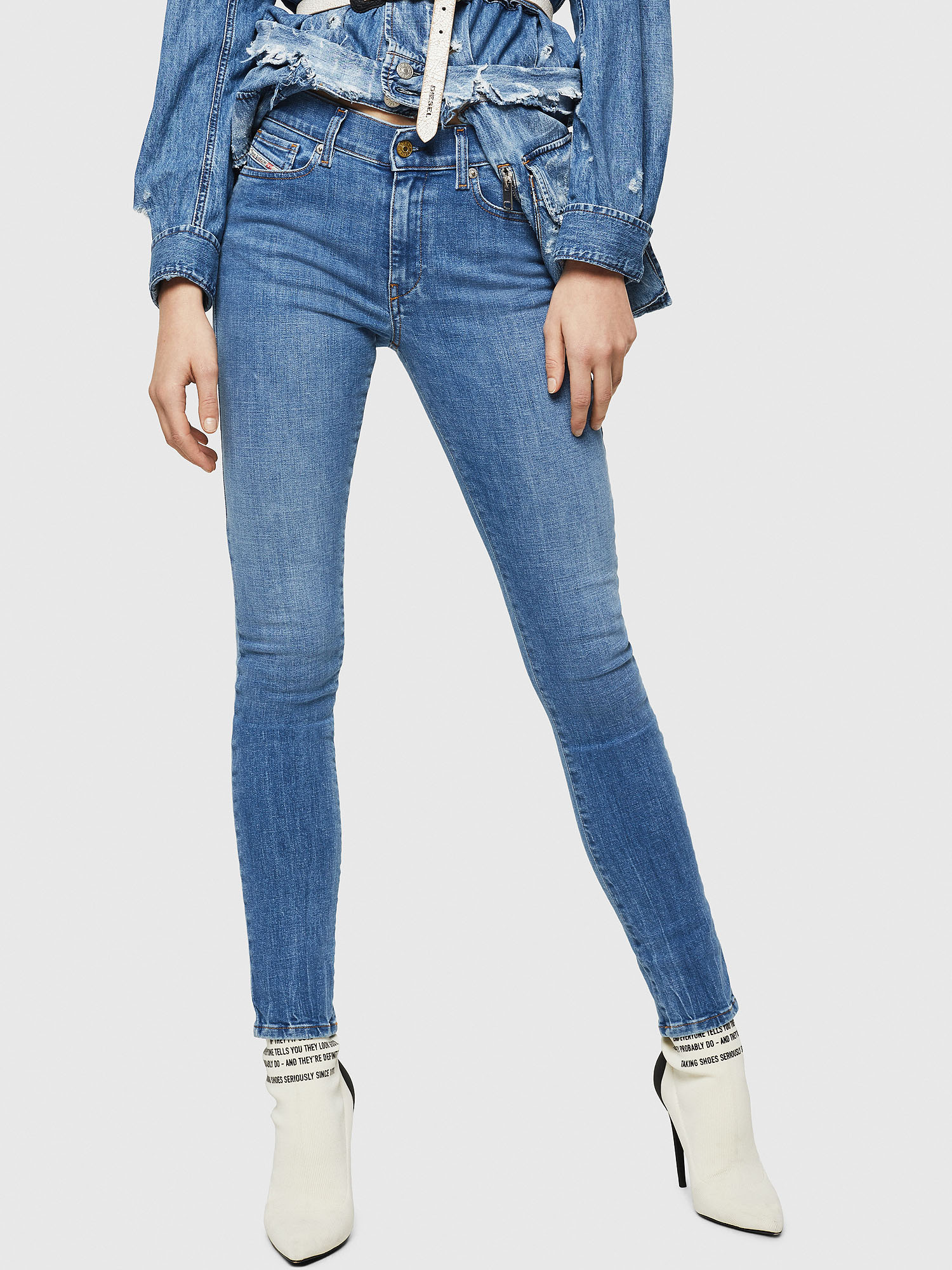 D-Roisin 0890H, Light Blue Diesel - D-Roisin 0890H, Light Blue - Jeans - Image 1