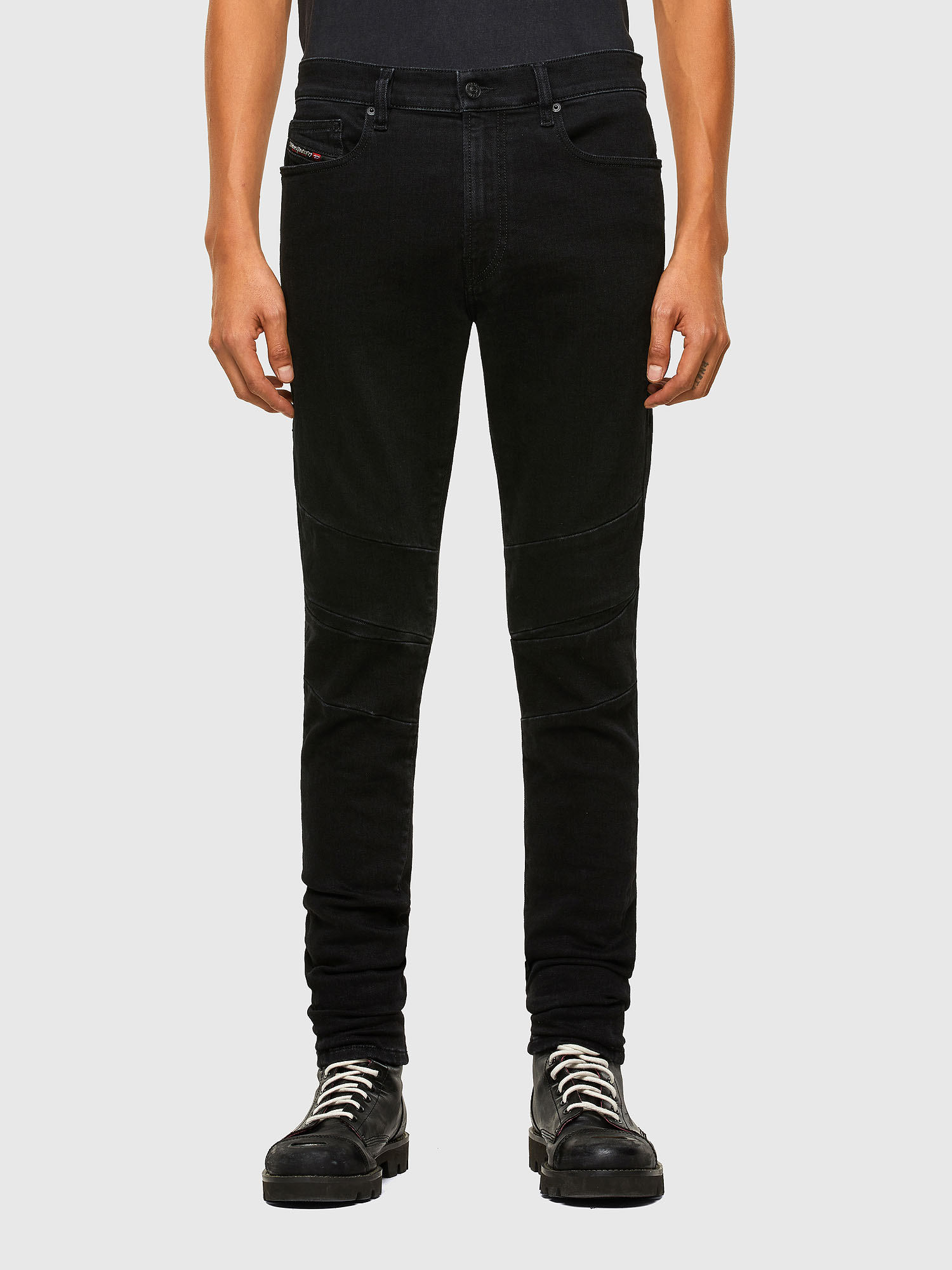 D-Amny 009RB, Black/Dark grey Diesel - D-Amny 009RB, Black/Dark grey - Jeans - Image 1