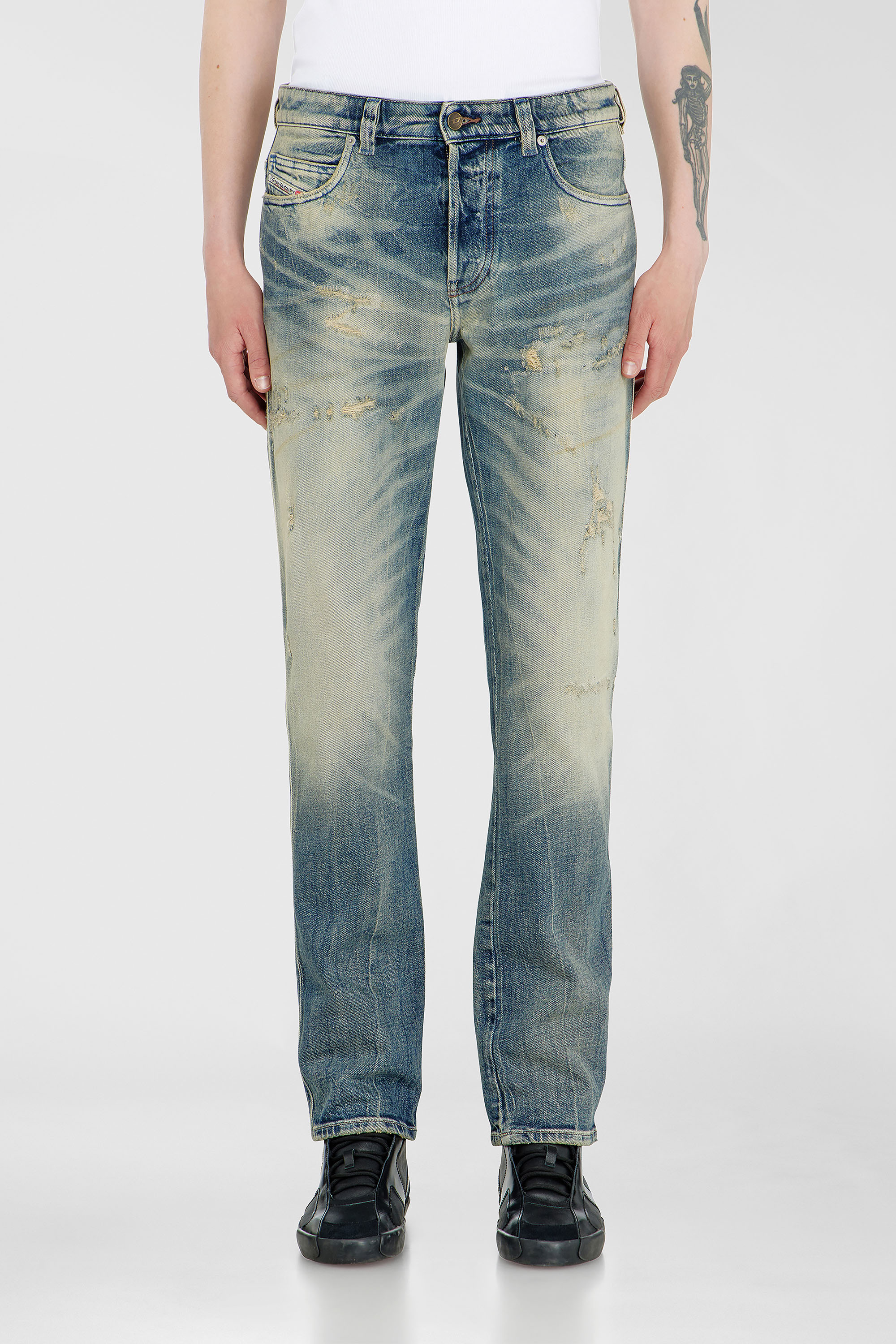 Diesel - Man's Slim Jeans 1993 D-Vyl 09P34, Medium blue - 4