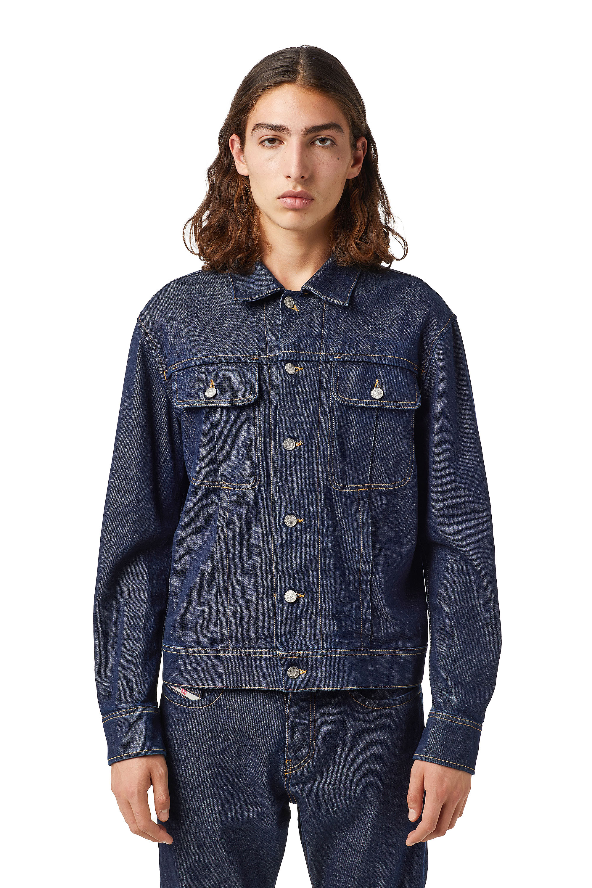 D-SFERA-CDN, Dark Blue Diesel - D-SFERA-CDN, Dark Blue - Denim Jackets - Image 1