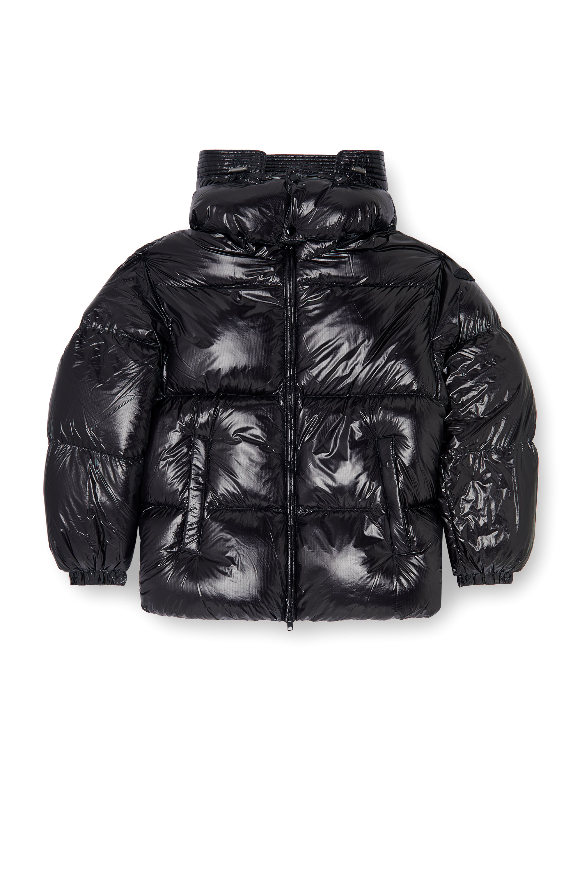 Diesel - W-ROLFYS-WRD-BKCP, Man's Down puffer jacket with detachable hood in null - 2