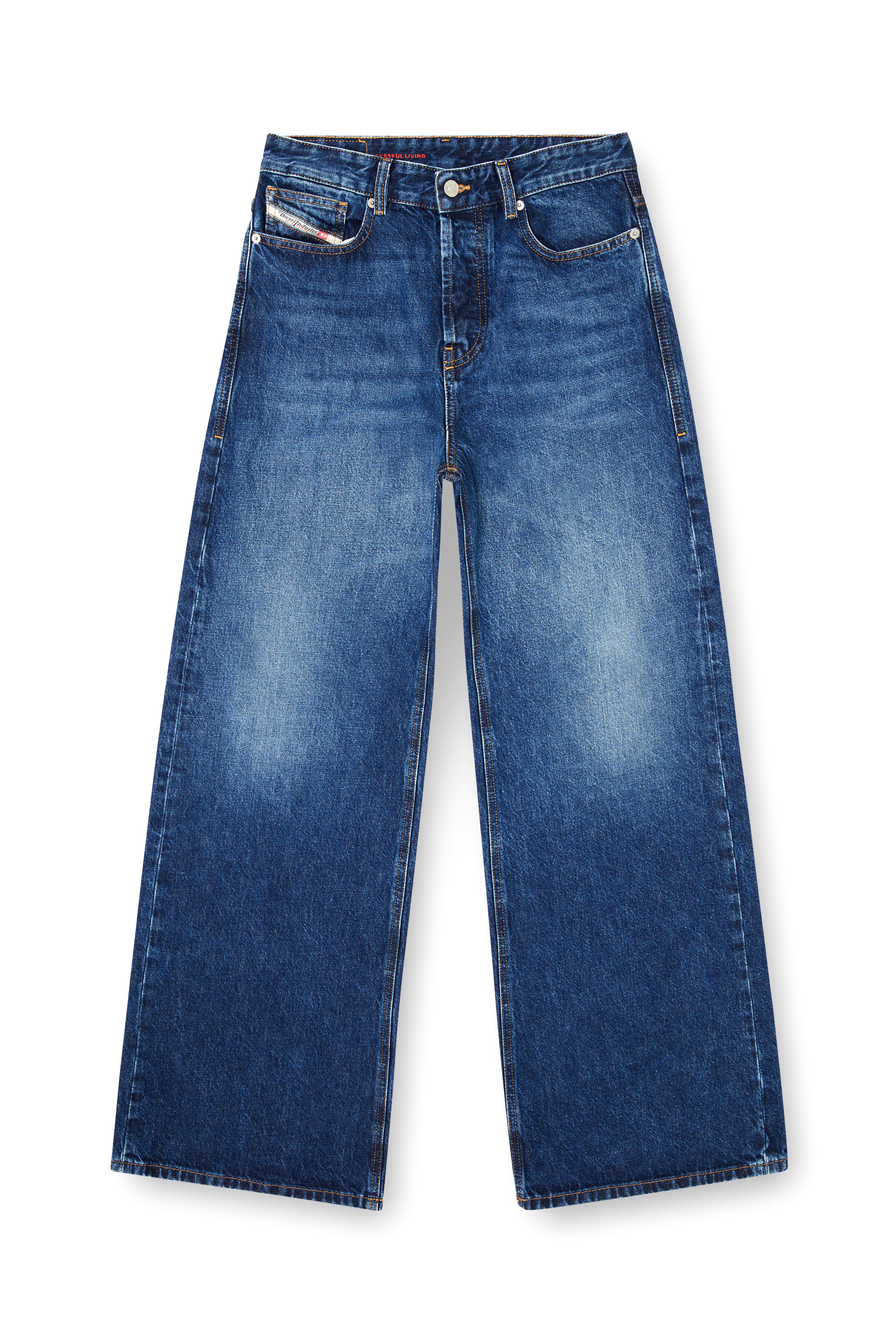 Diesel - Woman's Relaxed Jeans 1996 D-Sire 09I27, Dark Blue - 2