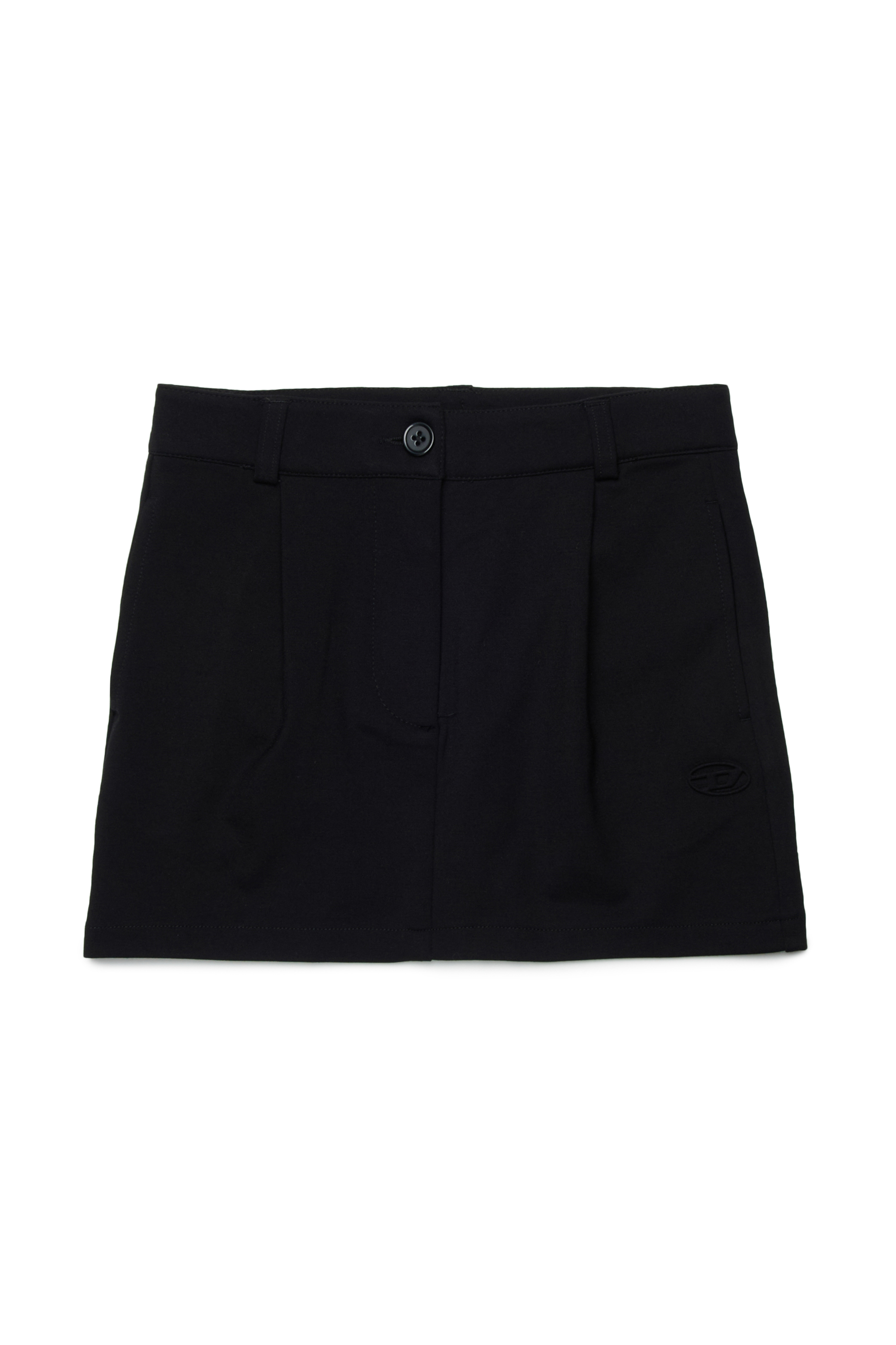 Diesel - GAMY, Woman's Viscose-blend skirt with front darts in Black - 1