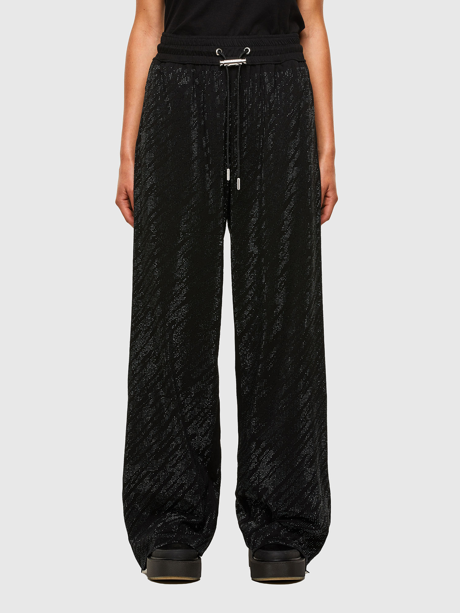 P-STRASS-F, Black Diesel - P-STRASS-F, Black - Pants - Image 1
