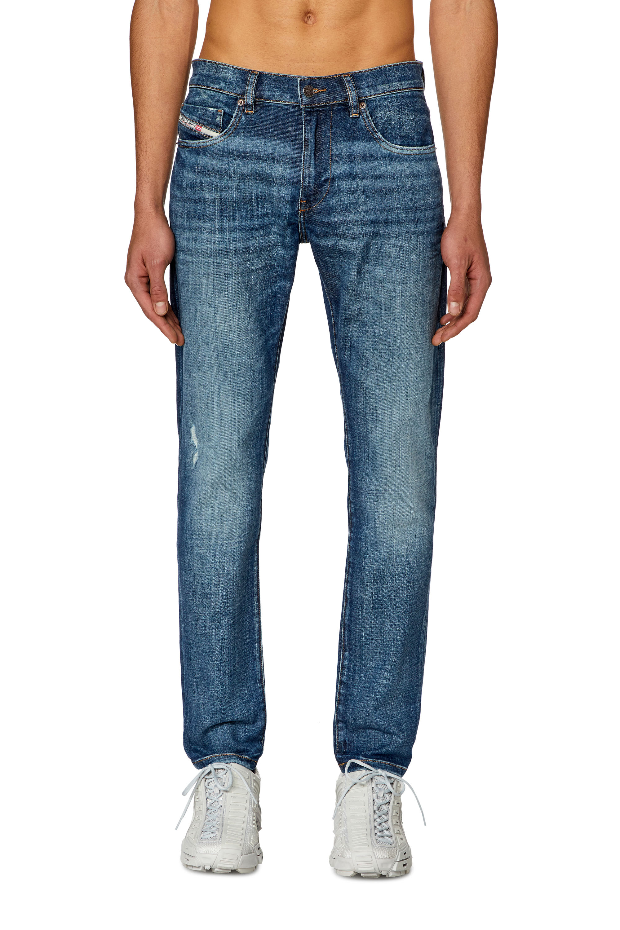 Diesel - Man's Slim Jeans 2019 D-Strukt 0DQAA, Dark Blue - 1